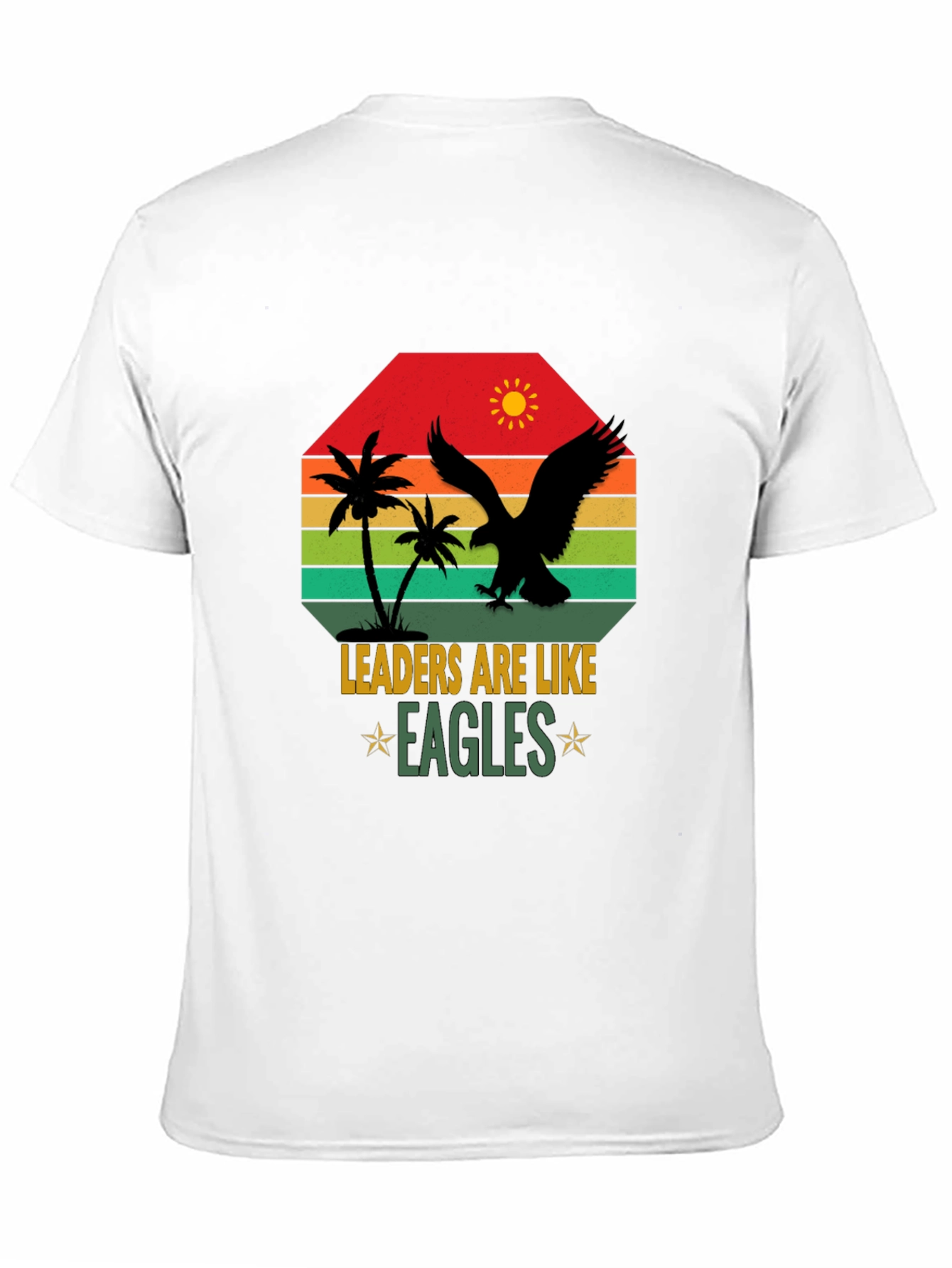Black Leaders are Like Eagles Graphic T-Shirt view 11