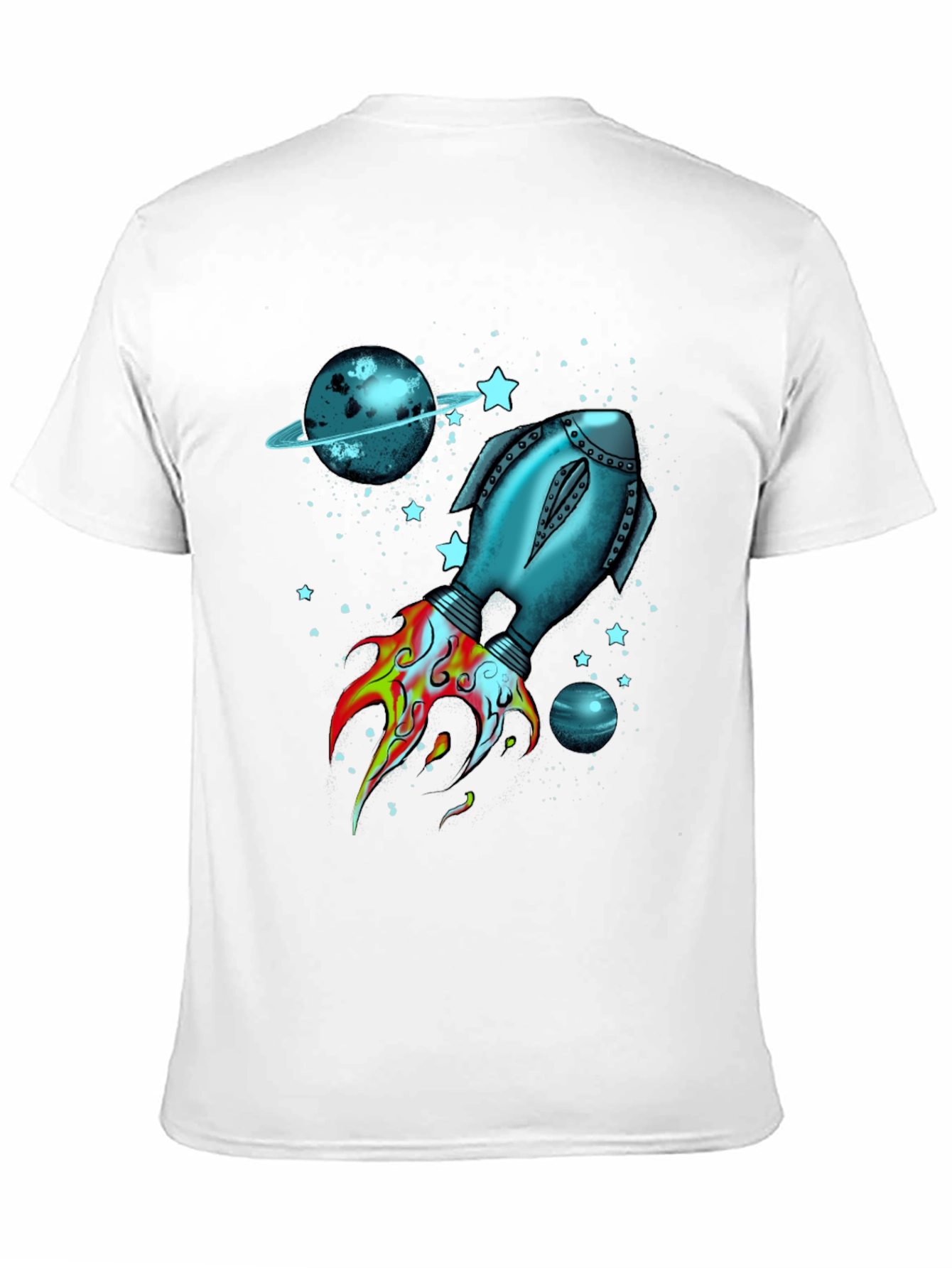 Cosmic Rocket T-Shirt - Blast Off in Style! - 11