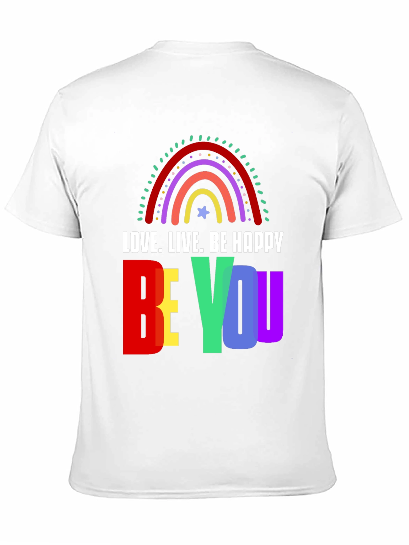 Black Love. Live. Be Happy - Graphic T-Shirt view 11