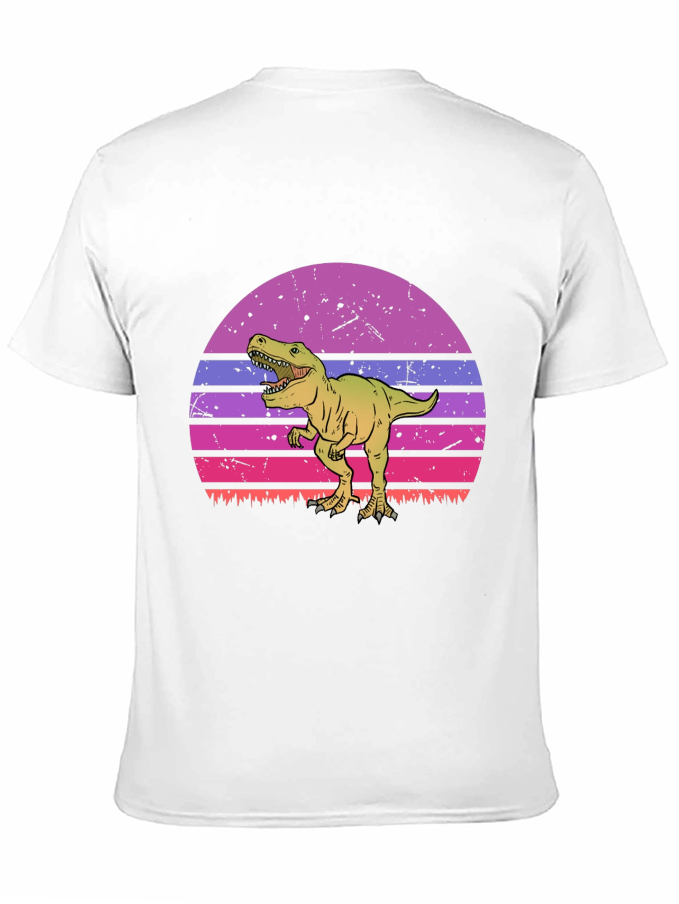 Black Retro Dinosaur T-Shirt view 11