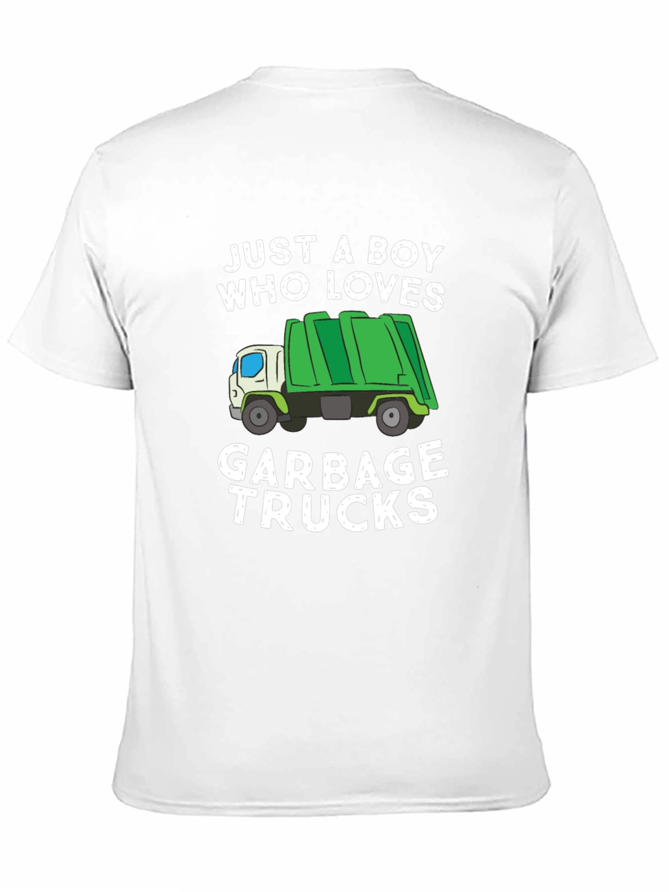 Black Garbage Truck Lover T-Shirt view 11