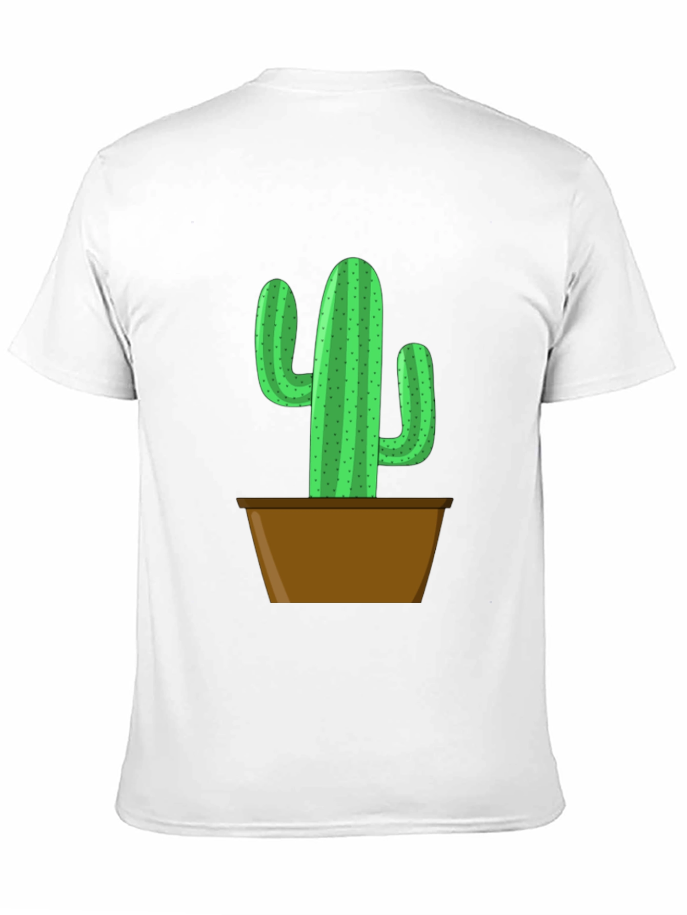 Black Potted Cactus Graphic Tee - Black Cotton Blend view 11
