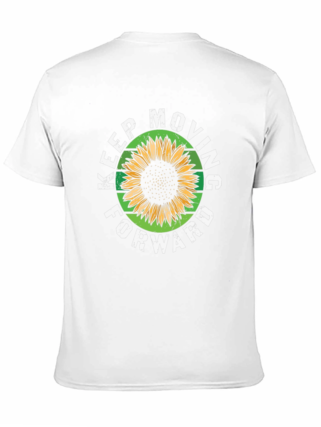 Black Keep Moving Forward Sunflower Graphic Tee view 11