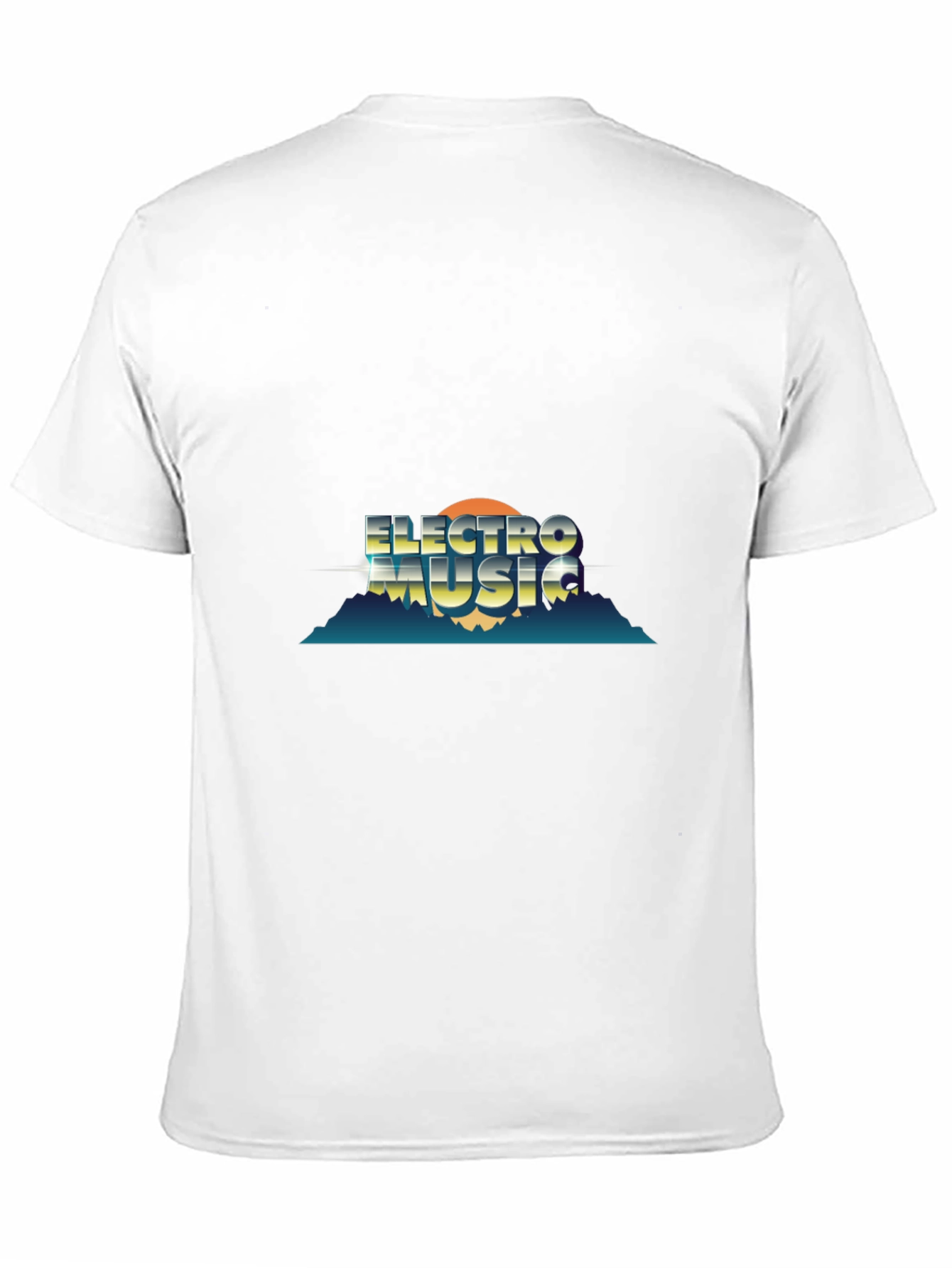 Black Electro Music Retro Graphic T-Shirt view 11