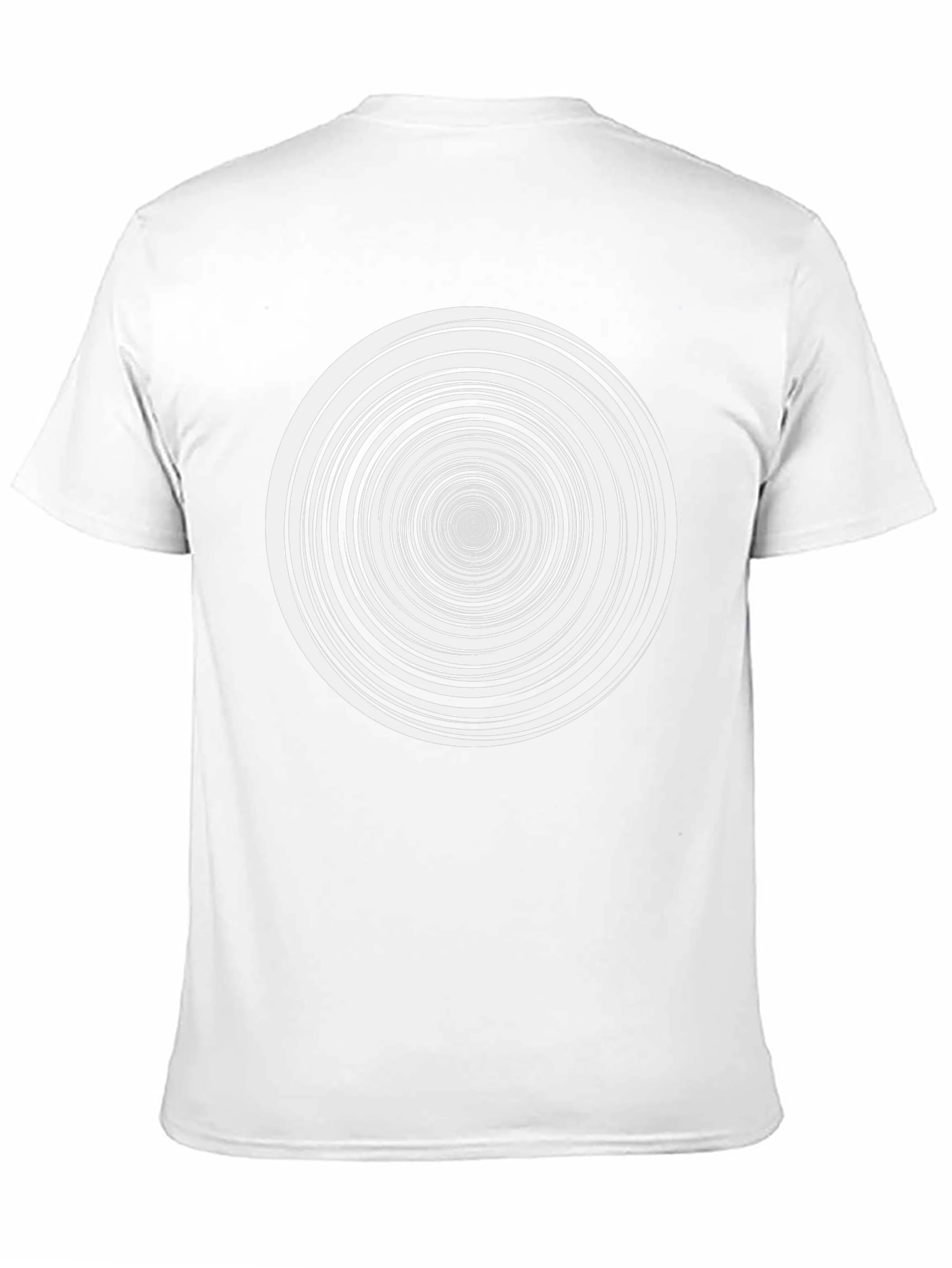 Black Hypnotic Swirl T-Shirt - Classic Black view 11