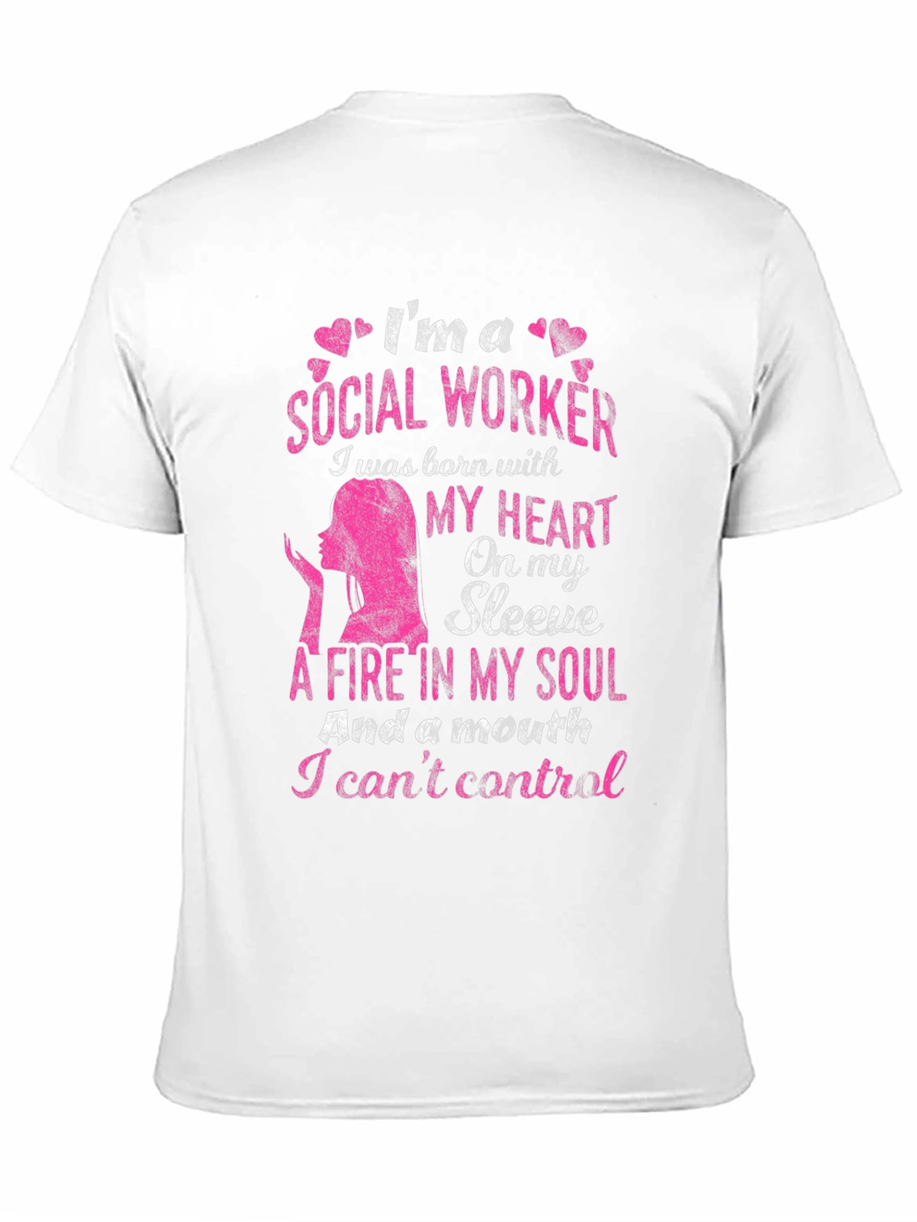 Black I'm A Social Worker T-Shirt view 11