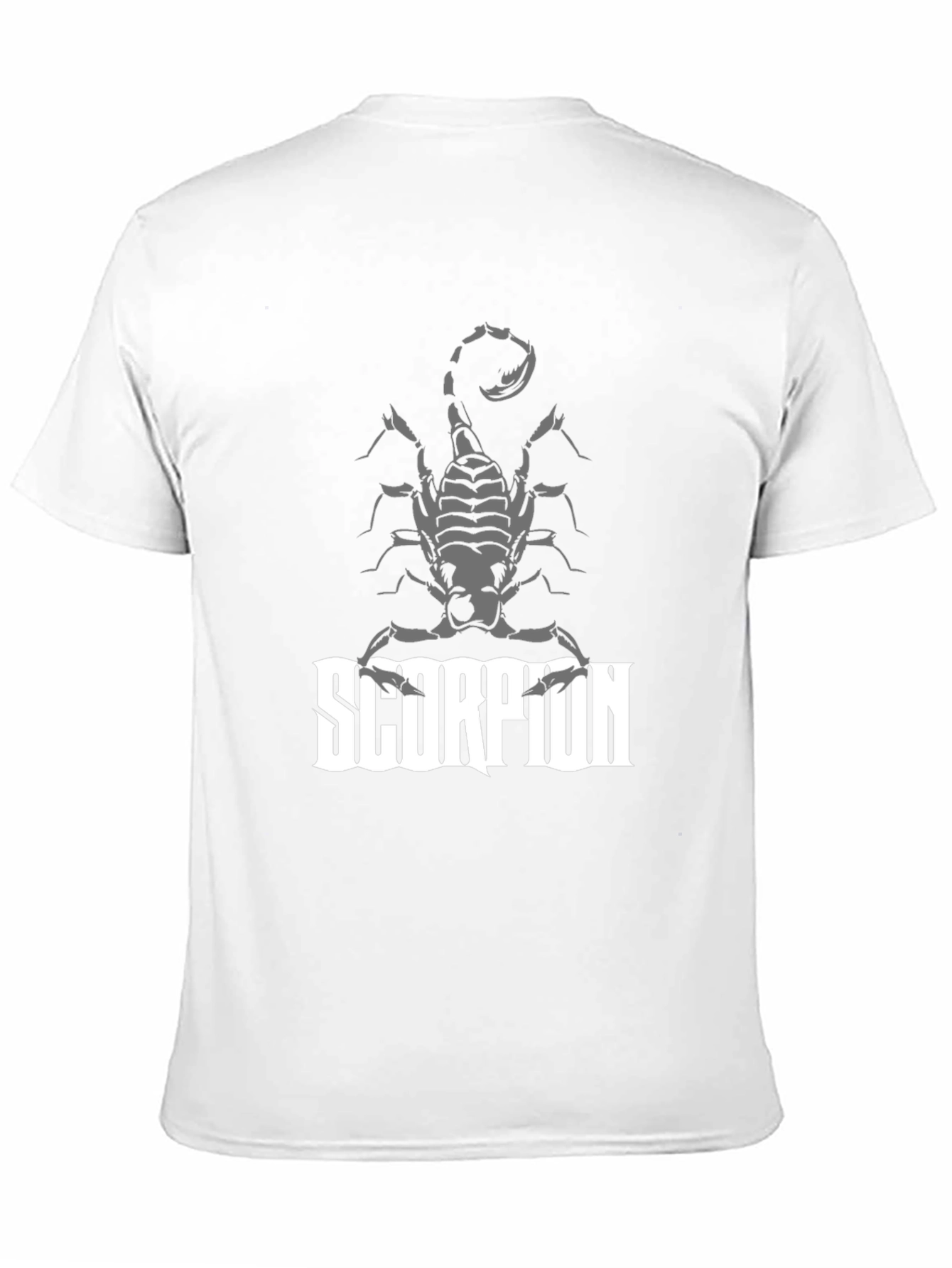 Black Scorpion Graphic Print T-Shirt - Men's Black Tee view 11