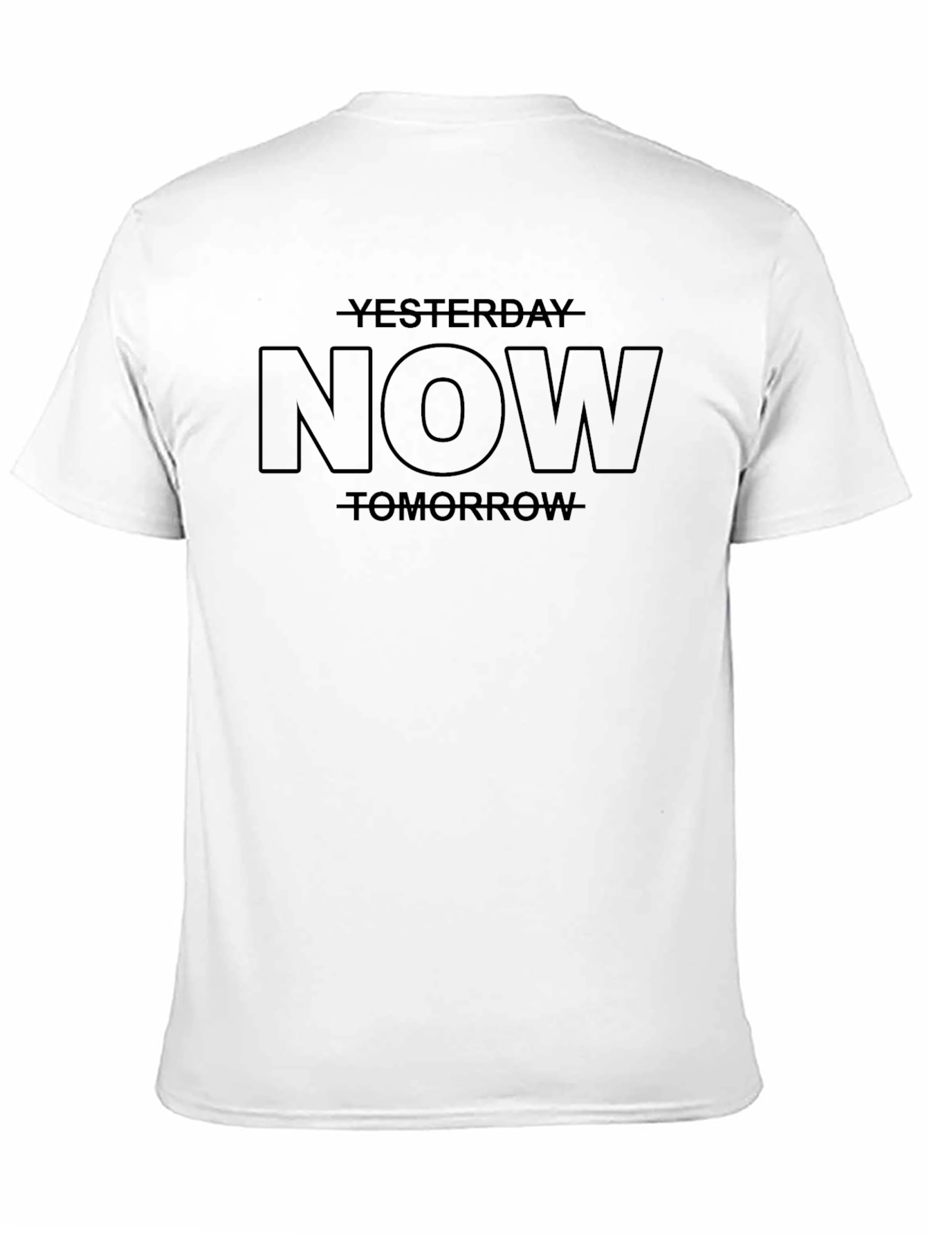 Black Yesterday, Now, Tomorrow Graphic Tee view 11