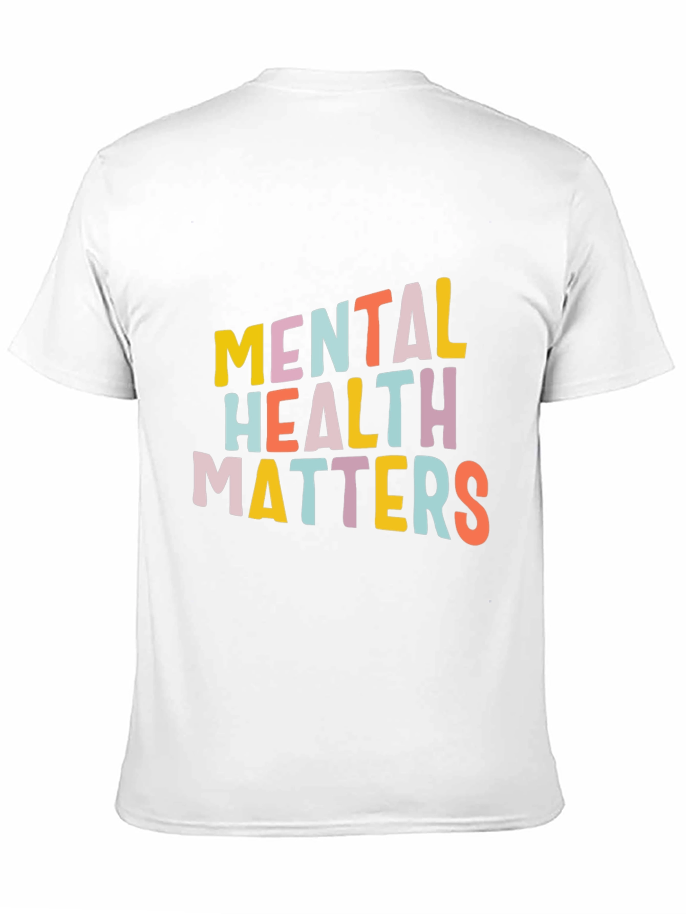Black Mental Health Matters Graphic Tee - Unisex Black T-Shirt view 11