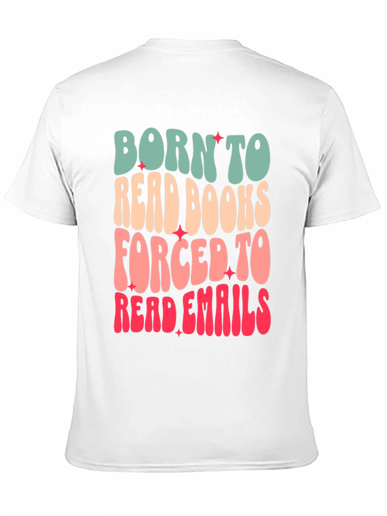 Black Born to Read Books T-Shirt - Novelty Graphic Tee view 11