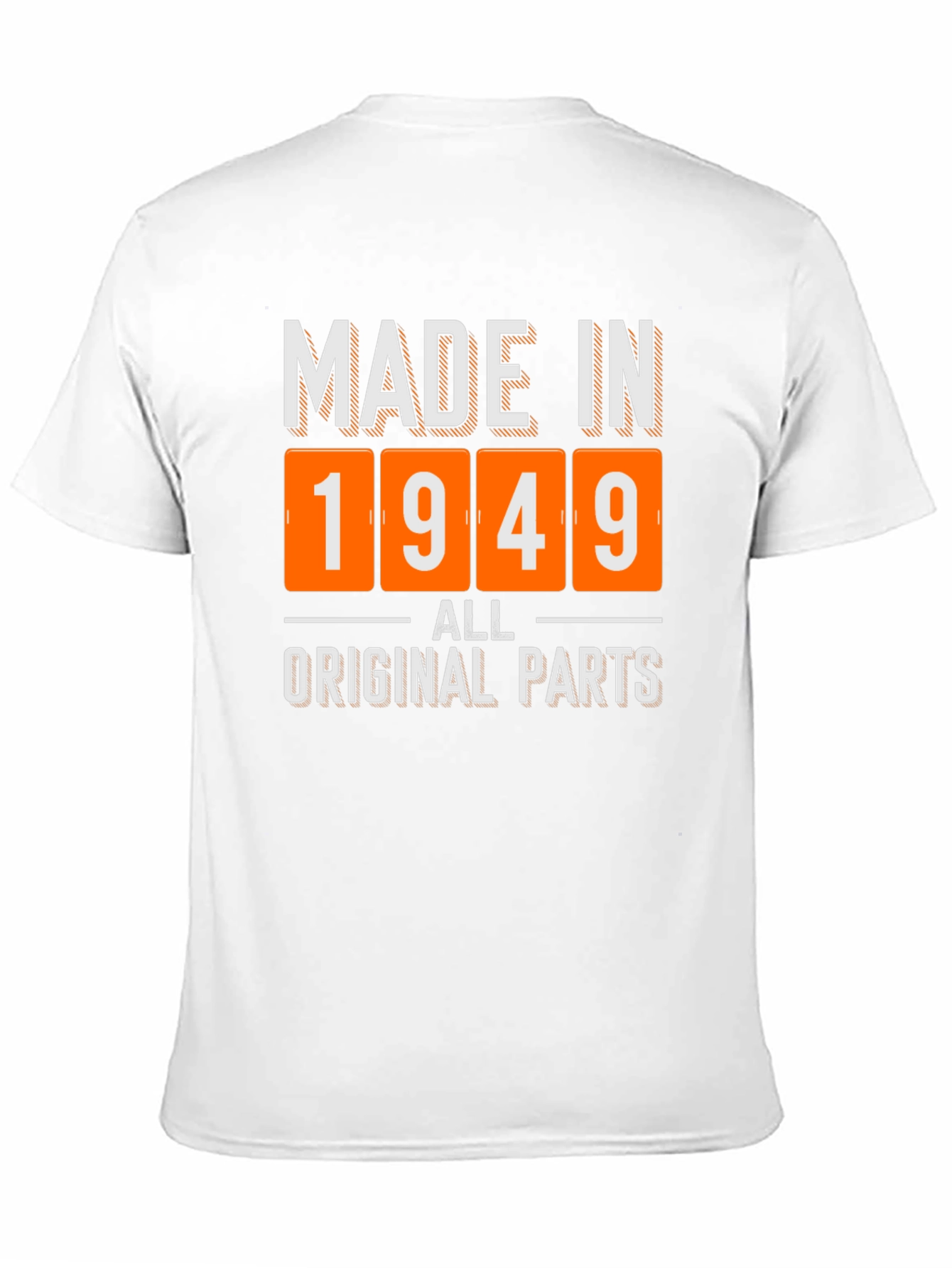 Black Made in 1949 All Original Parts T-Shirt view 11
