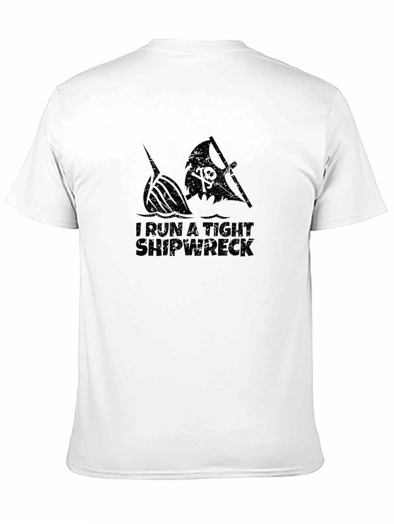 Black Tight Shipwreck Black T-Shirt view 11
