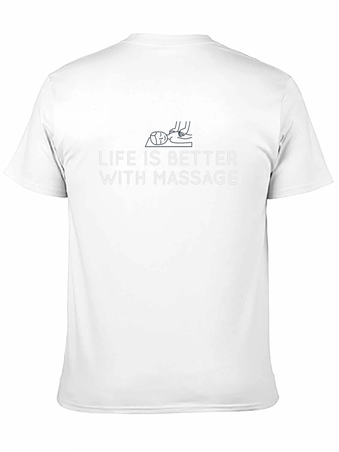Black Life is Better With Massage Graphic Tee view 11