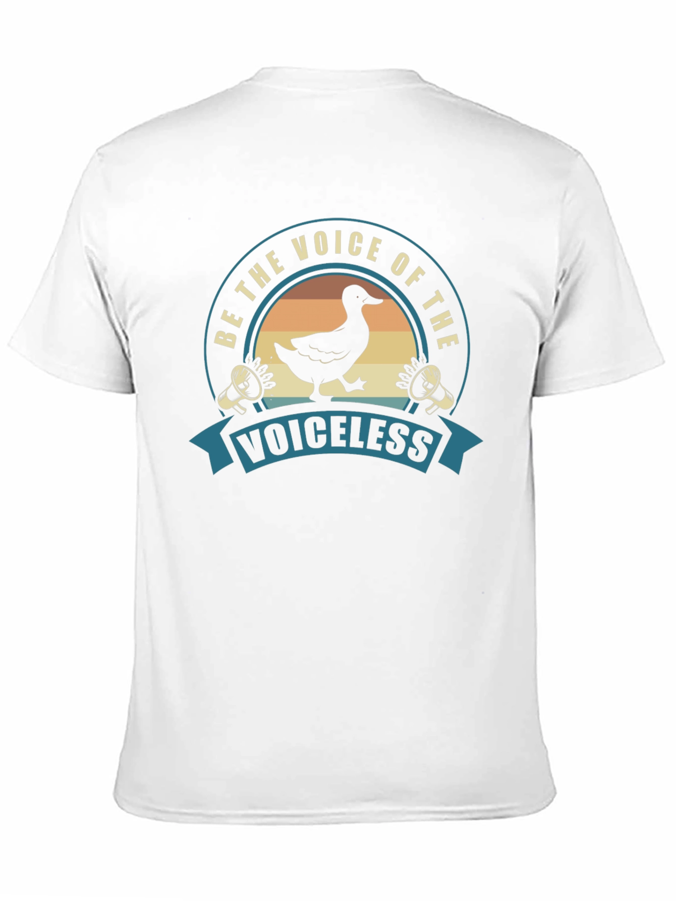 Black Be the Voice T-Shirt - Duck Activist Tee view 11