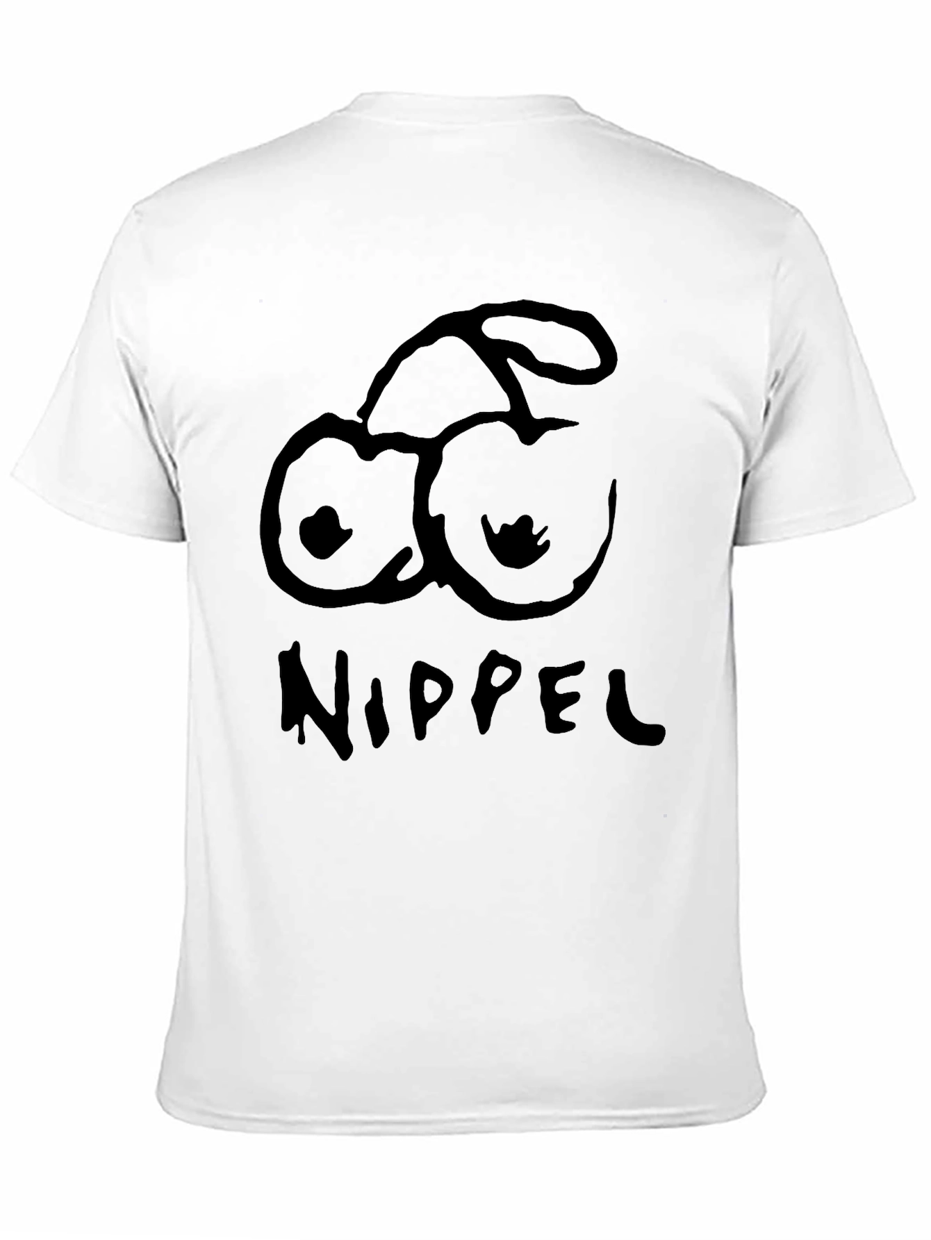 Black Nippel Cherry T-Shirt - Funny Graphic Tee view 11