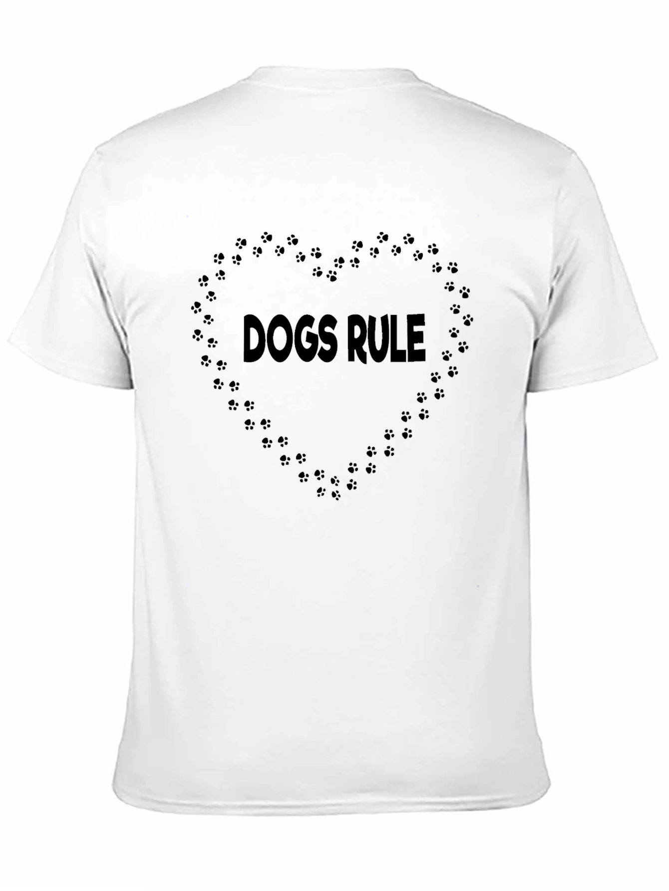 Black Dogs Rule Graphic T-Shirt view 11