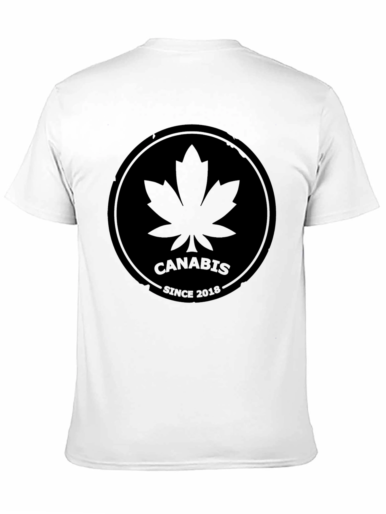 Black Cannabis Since 2018 Black T-Shirt view 11