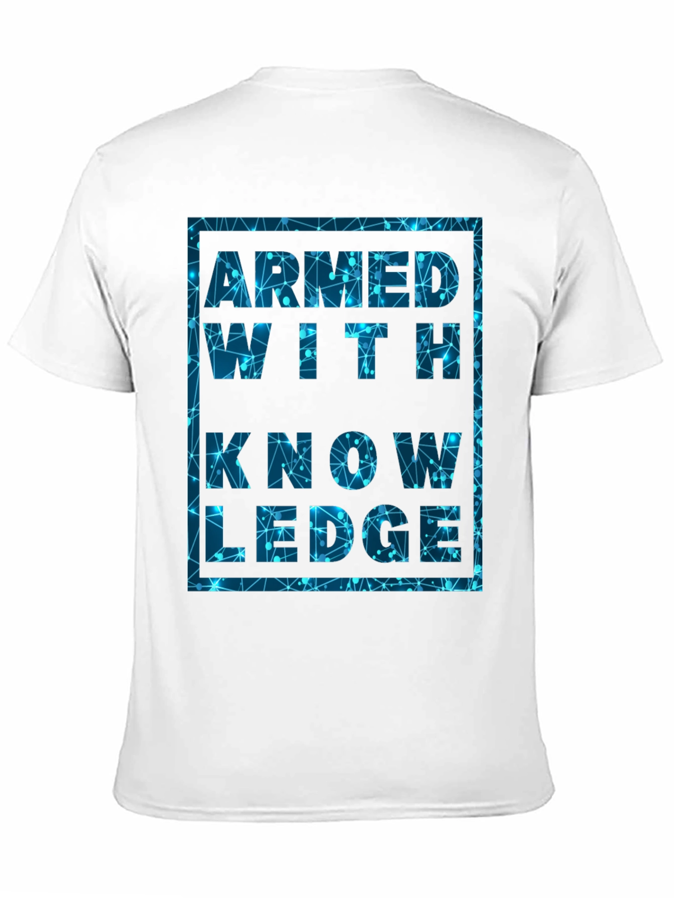 Black Armed With Knowledge Graphic T-Shirt view 11