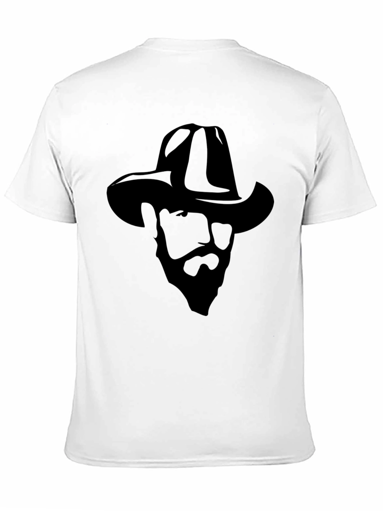 Black Black Cowboy Silhouette Tee - Western Style Shirt view 11