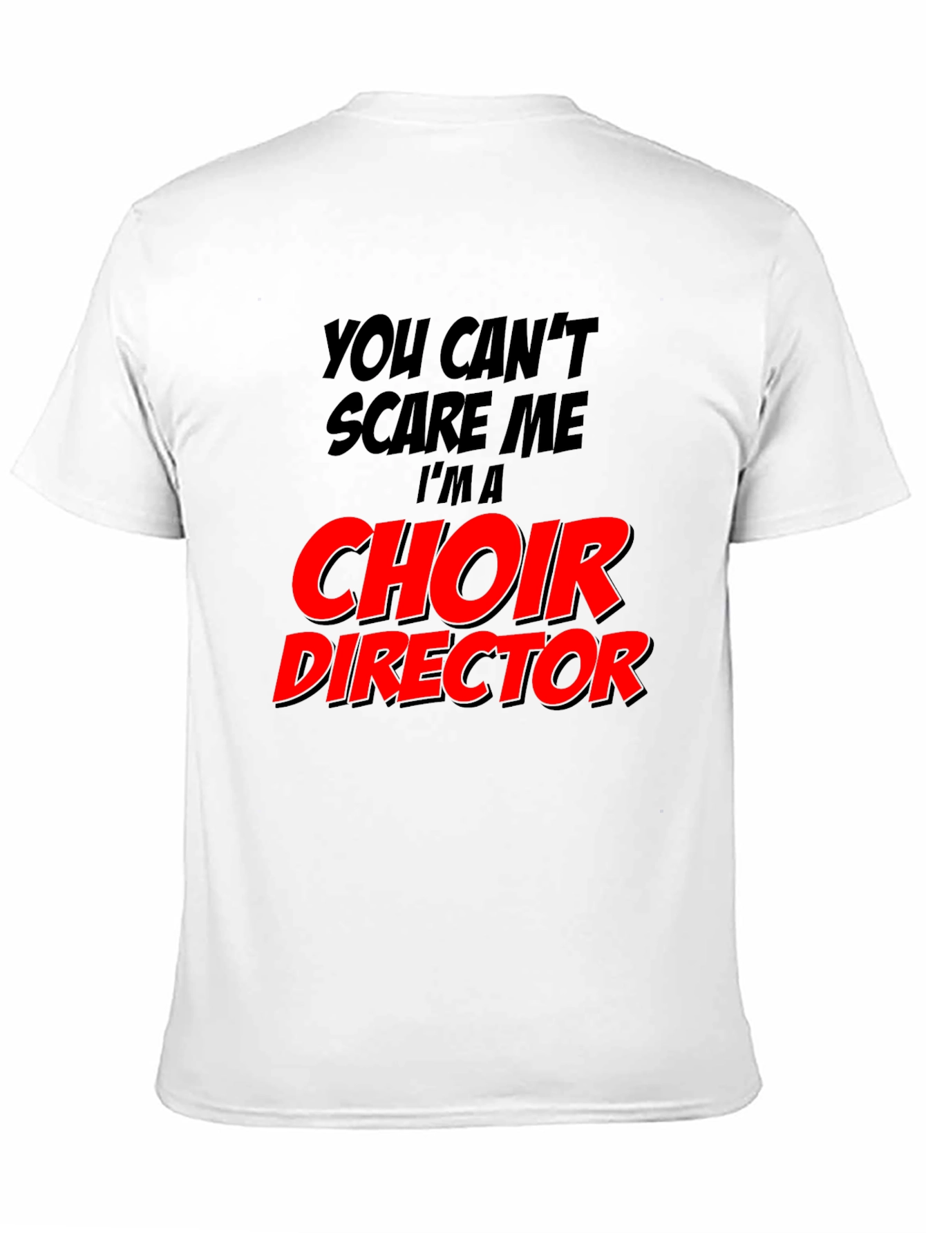Black Choir Director T-Shirt - Funny Music Teacher Tee view 11