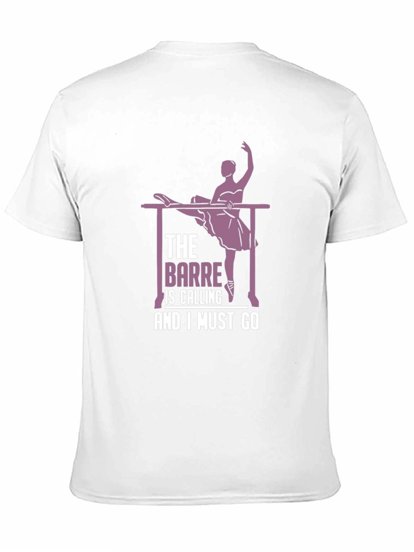 Black Ballet Barre Calling T-Shirt - Dance Apparel view 11