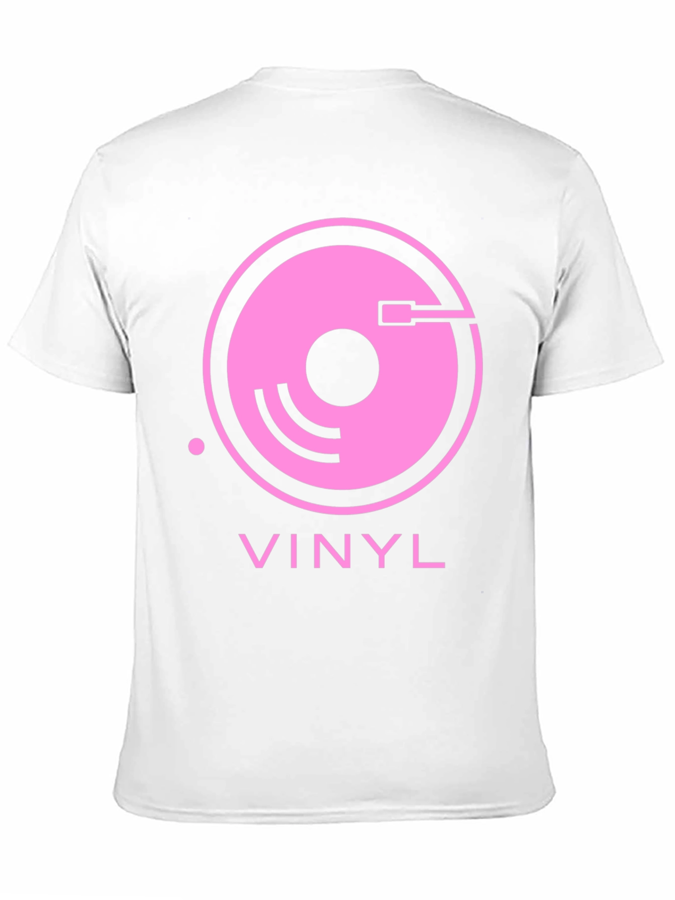 Black Vinyl Record Graphic Tee - Retro Music Lover Shirt view 11