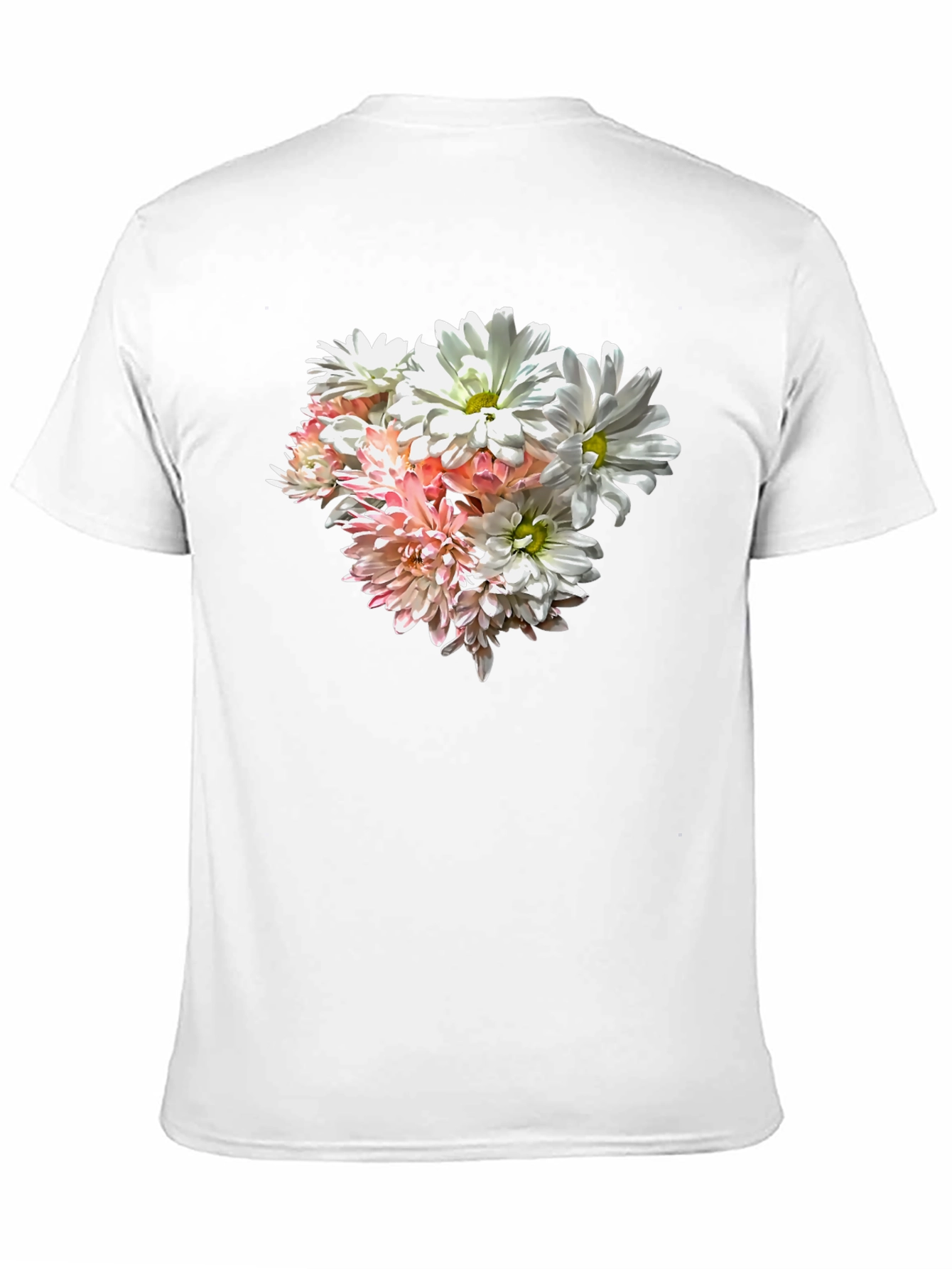 Black Floral Graphic Black T-Shirt view 11