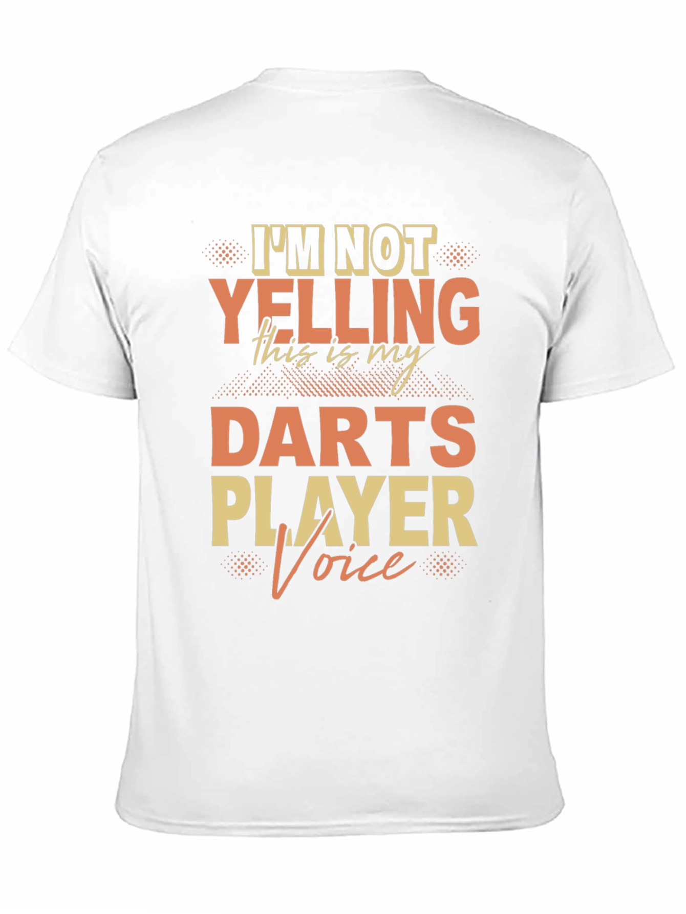 Black Darts Player Voice T-Shirt - Novelty Tee view 11