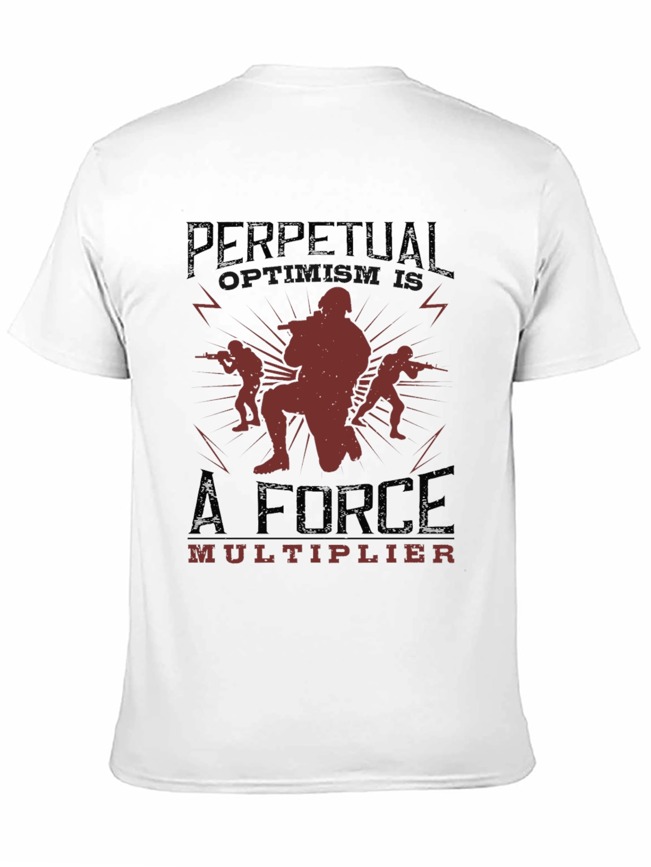 Black Perpetual Force Multiplier Graphic Tee - Tactical Style view 11