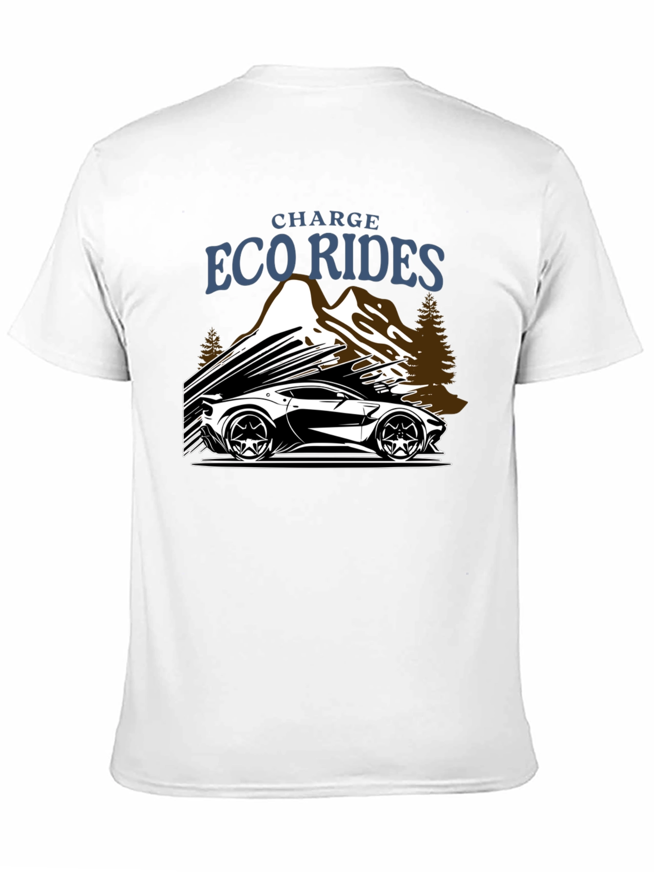 Eco Rides Graphic Tee - Charge Up Your Style - 11