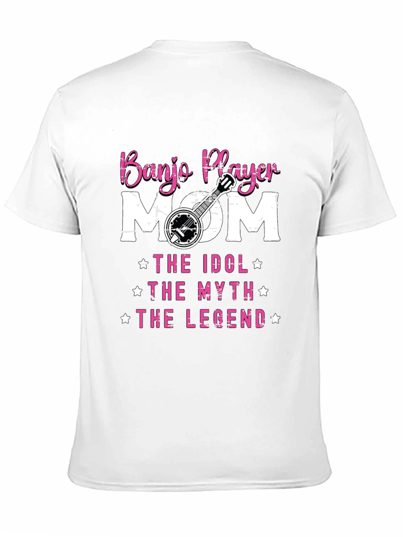 Black Banjo Player Mom T-Shirt - Idol, Myth, Legend Tee view 11