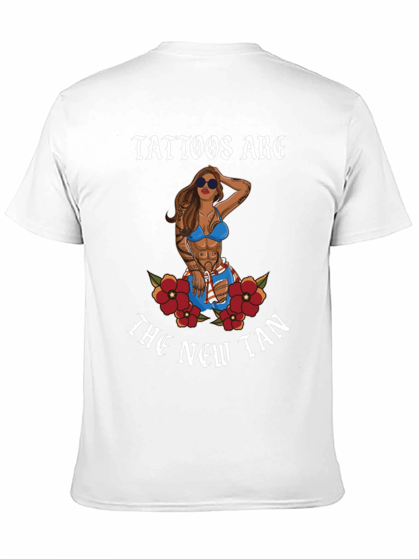 Tattoos Are The New Tan Graphic Tee - 11