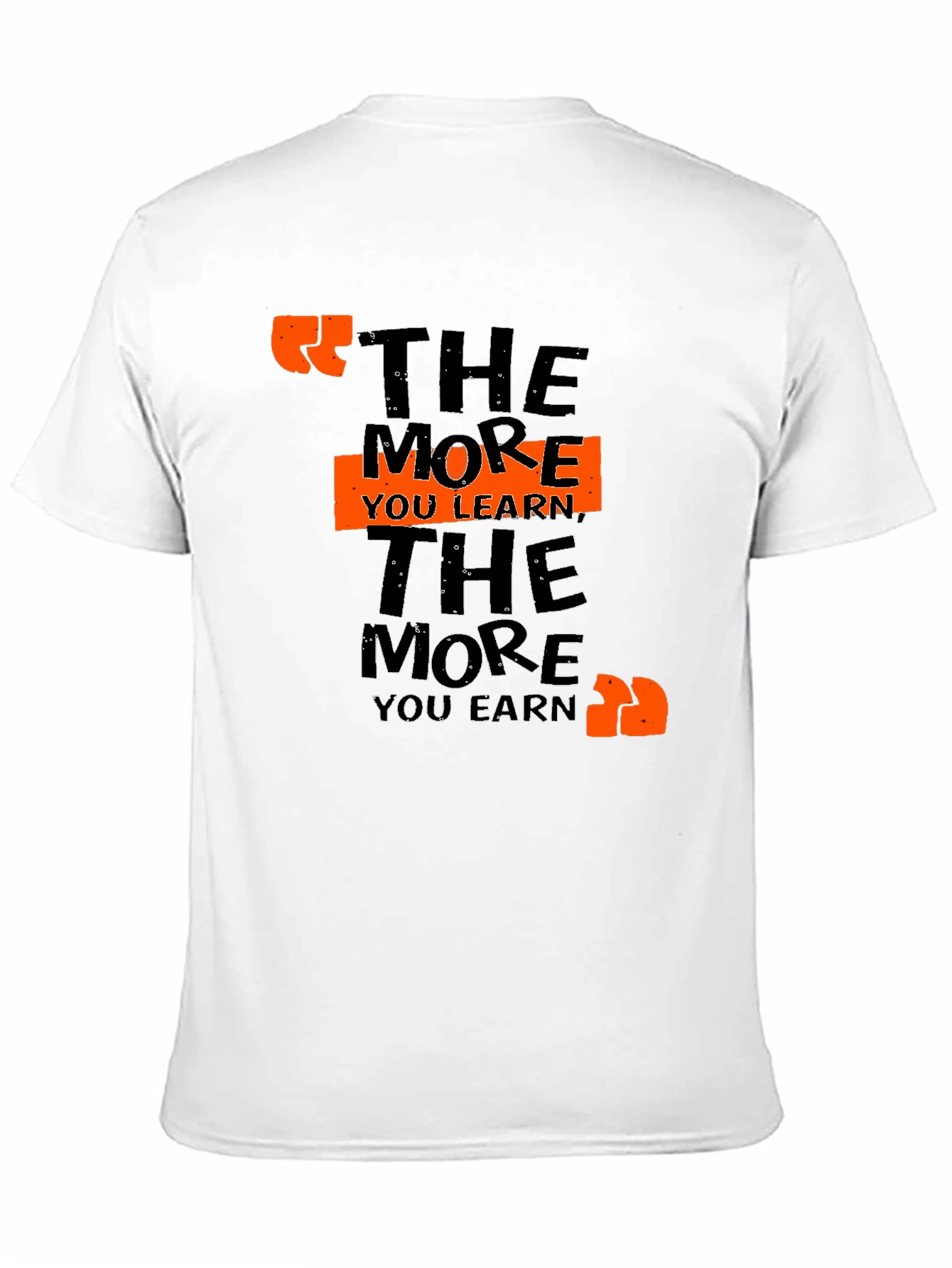 Black The More You Learn T-Shirt view 11