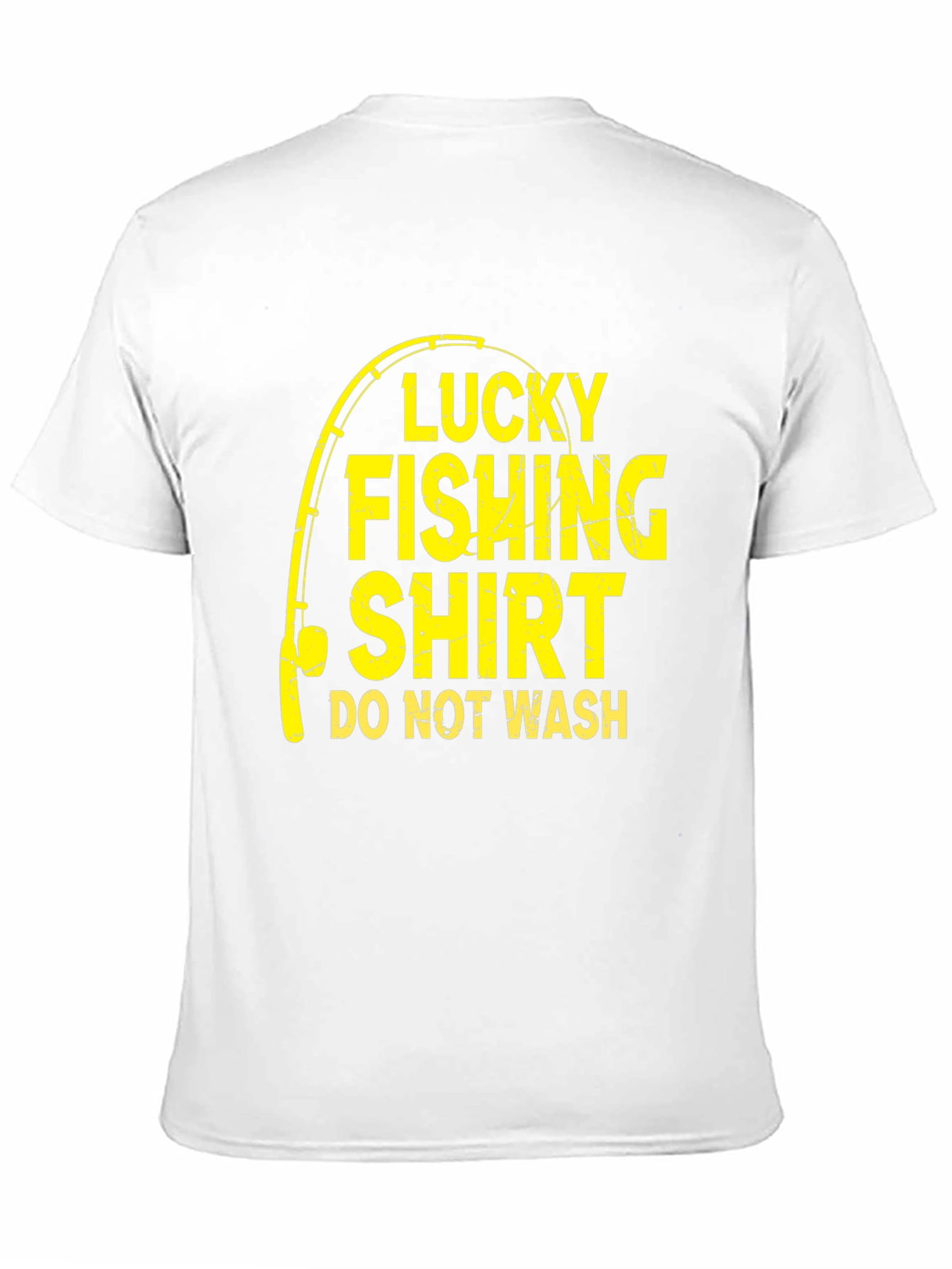 Black Lucky Fishing Shirt - Novelty Graphic Tee view 11