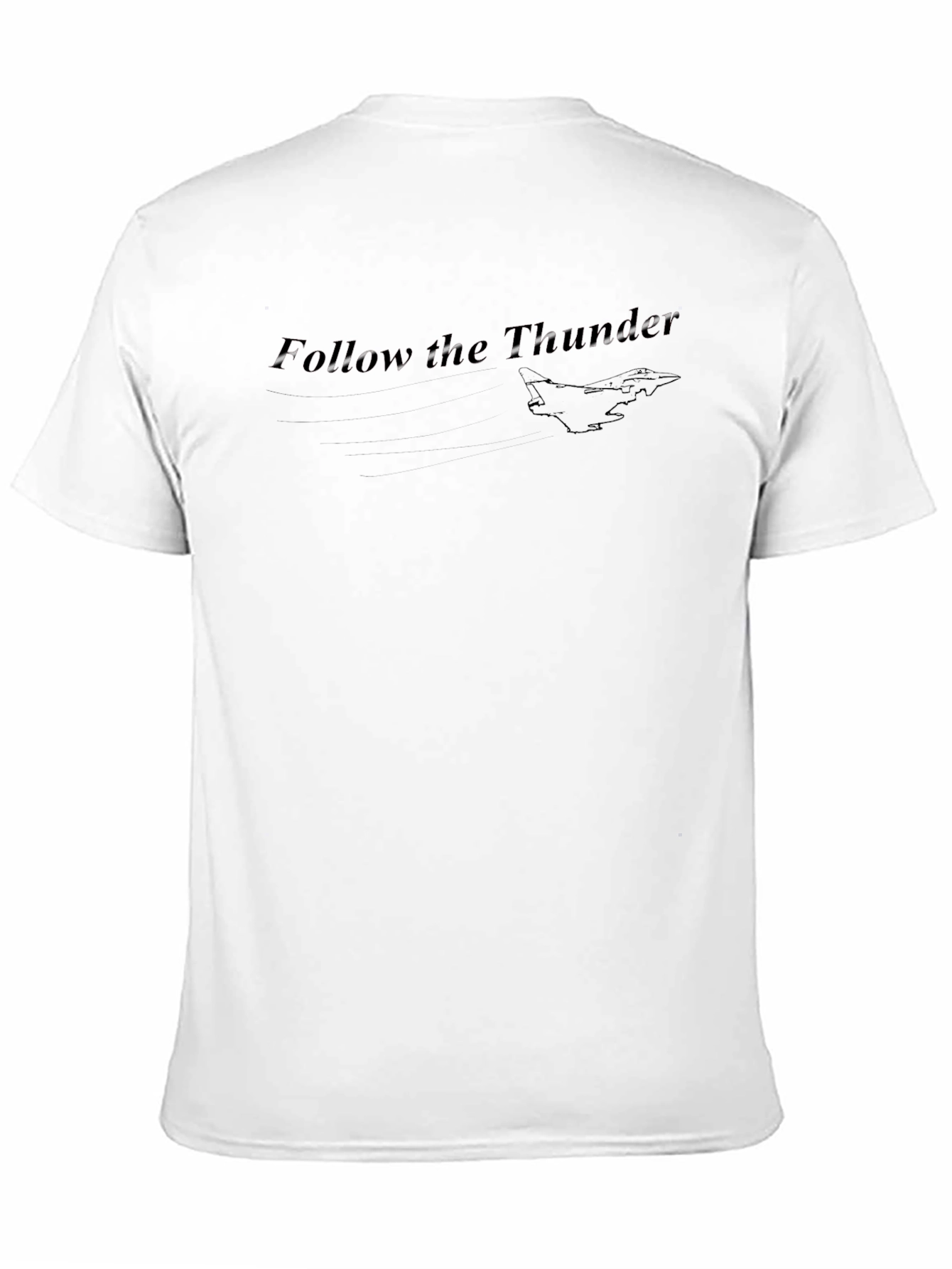 Black Follow the Thunder Graphic T-Shirt - Black view 11