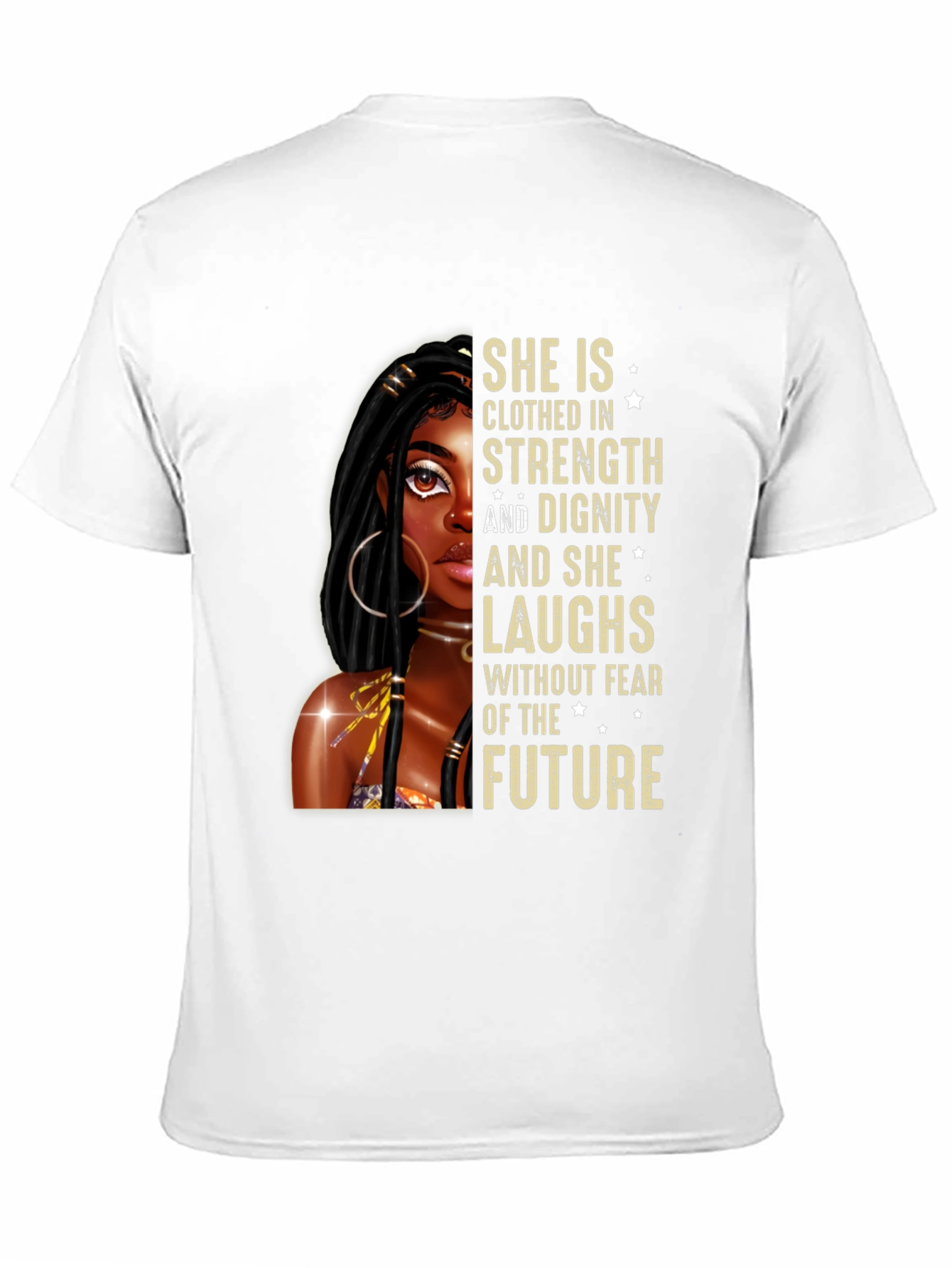 Black Strength & Dignity Graphic T-Shirt view 11