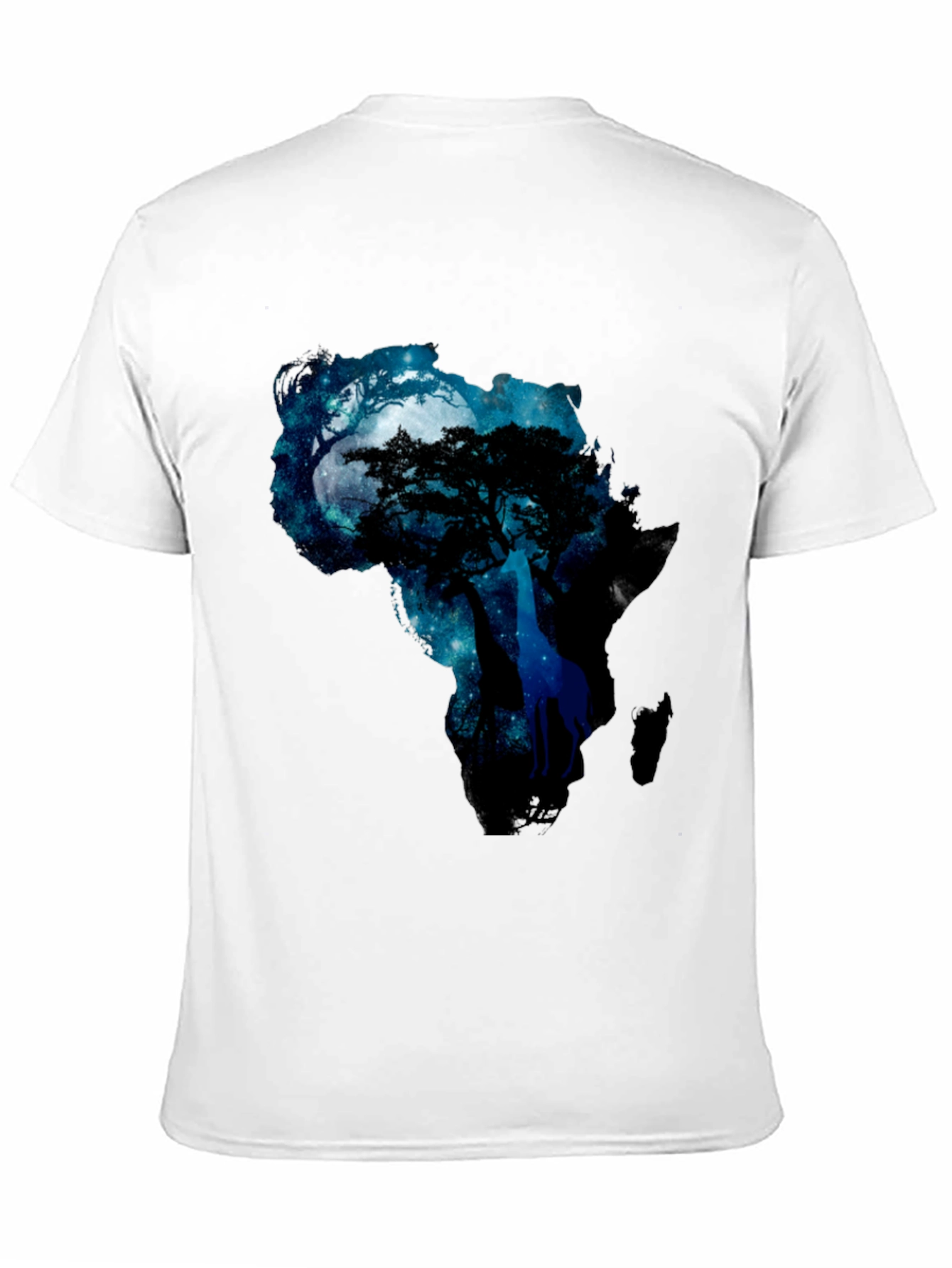 Black Africa Night Sky Graphic Tee - Mens view 11