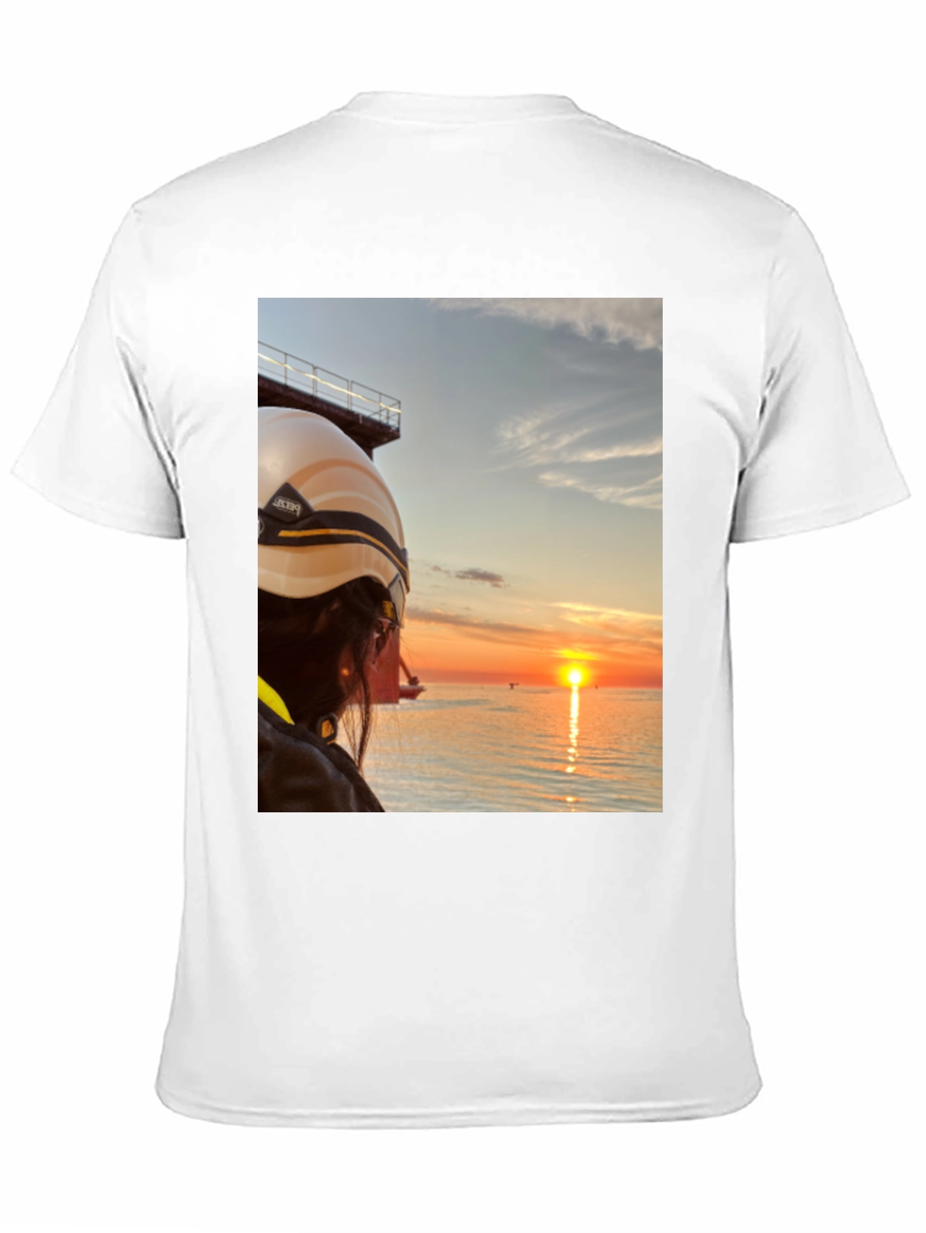 Black Sunset Seeker Graphic Tee view 11