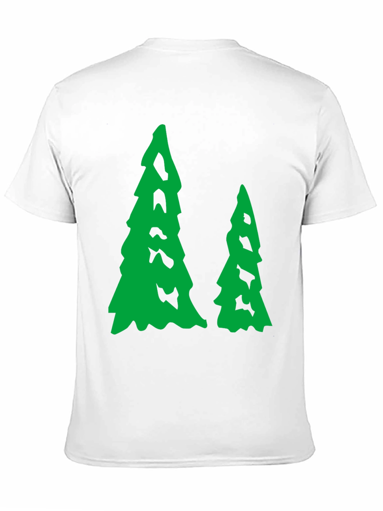 Black Evergreen Trees Black T-Shirt view 11