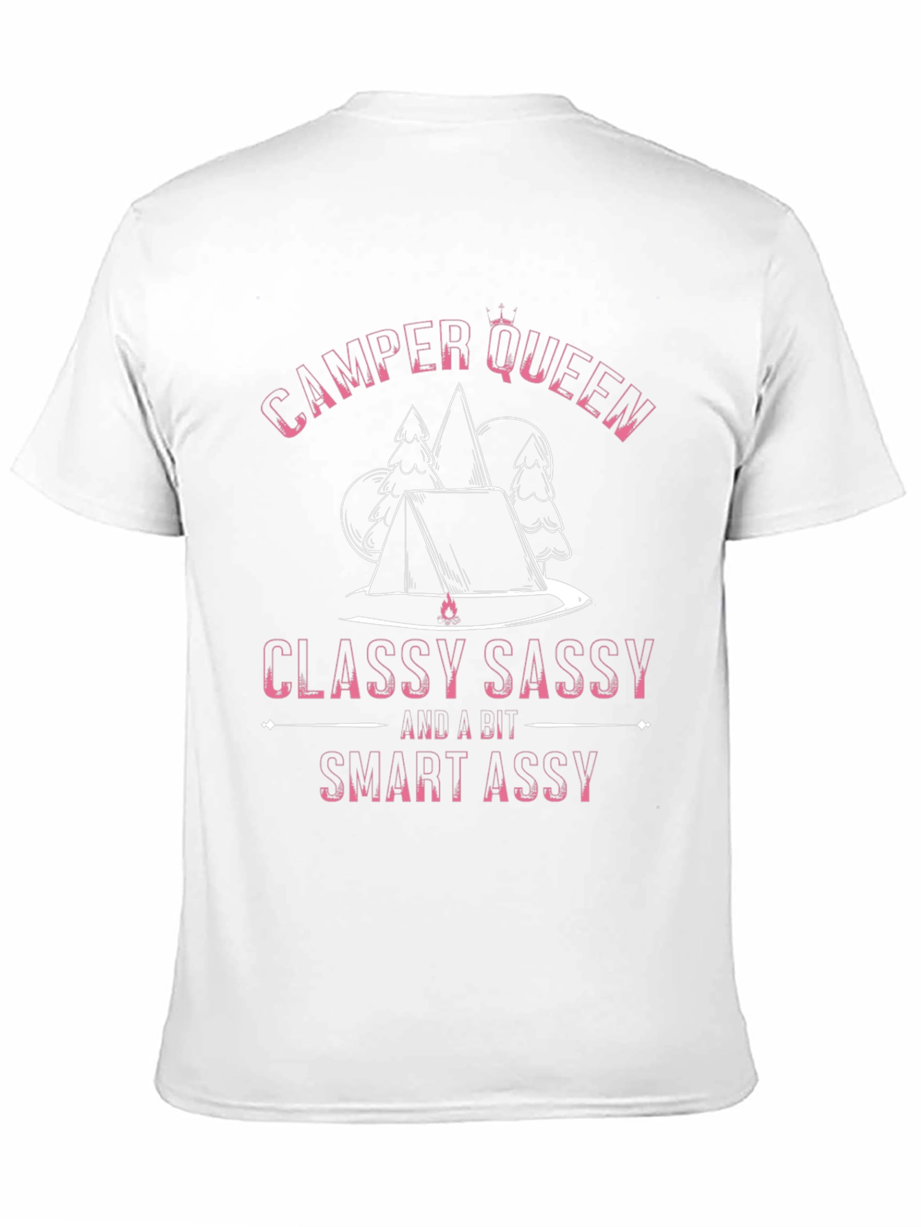 Black Camper Queen Black T-Shirt - Classy Sassy Smart Assy view 11