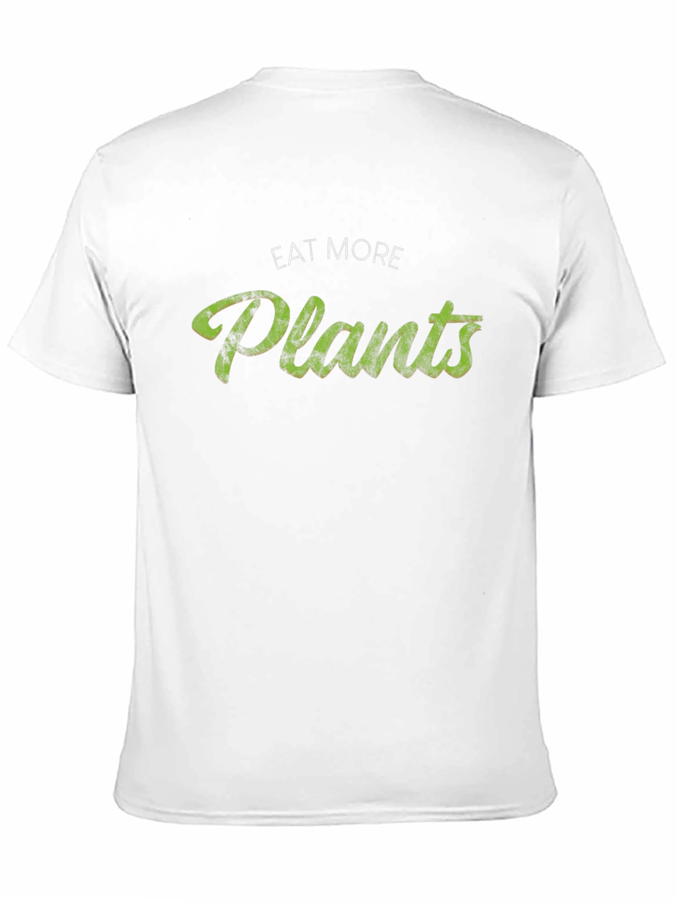 Black Eat More Plants Graphic T-Shirt - Unisex Style view 11