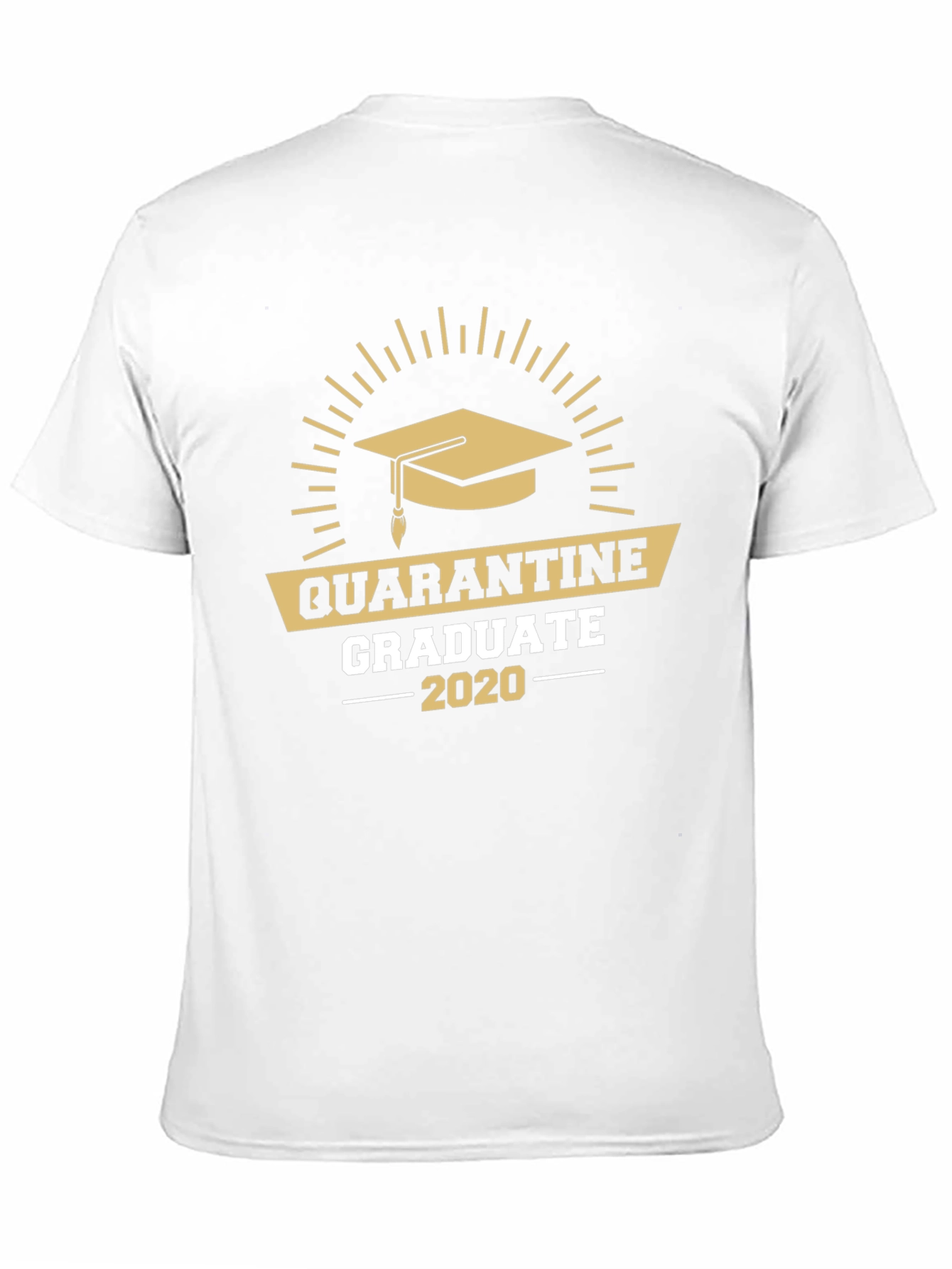 Black Quarantine Graduate 2020 T-Shirt view 11