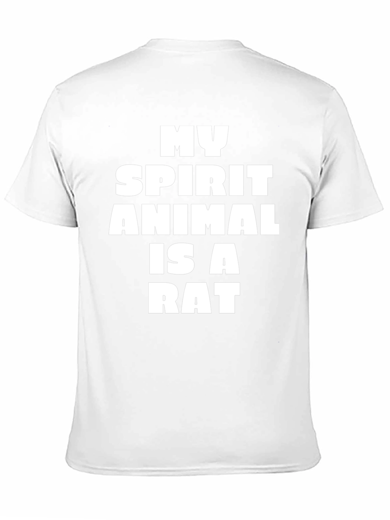 Black Rat Spirit Animal T-Shirt Funny Graphic Tee view 11