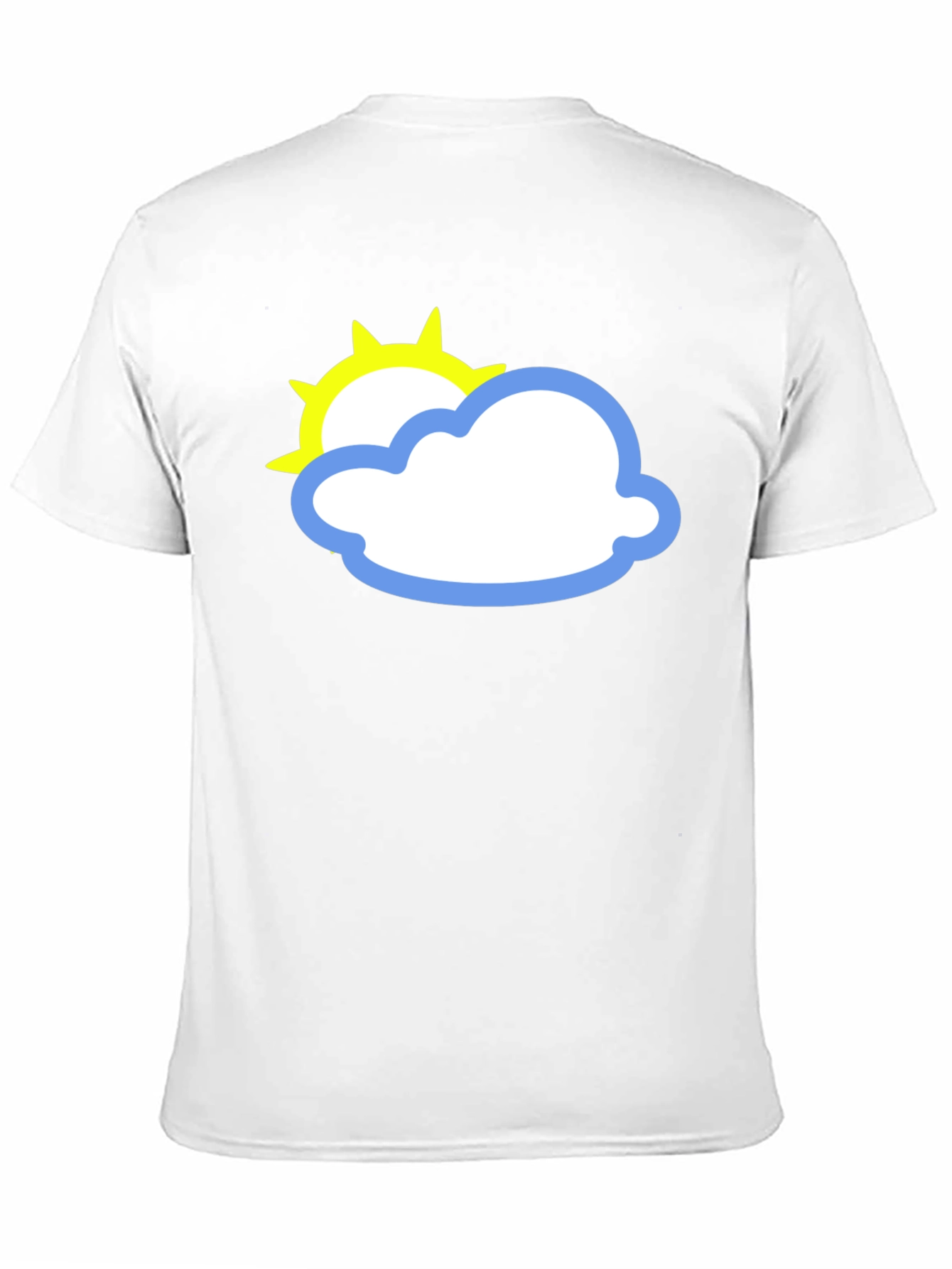 Black Black Tee with Sun and Cloud Graphic view 11
