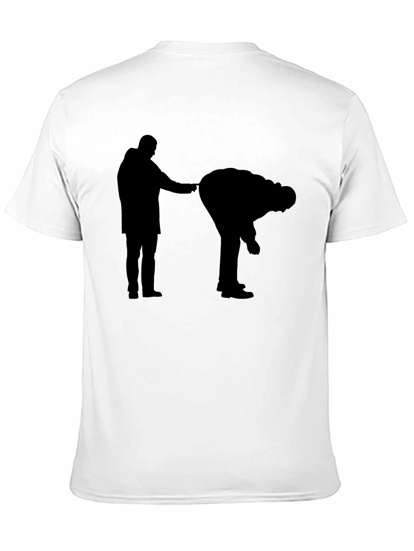 Black Funny Black Silhouette T-Shirt view 11
