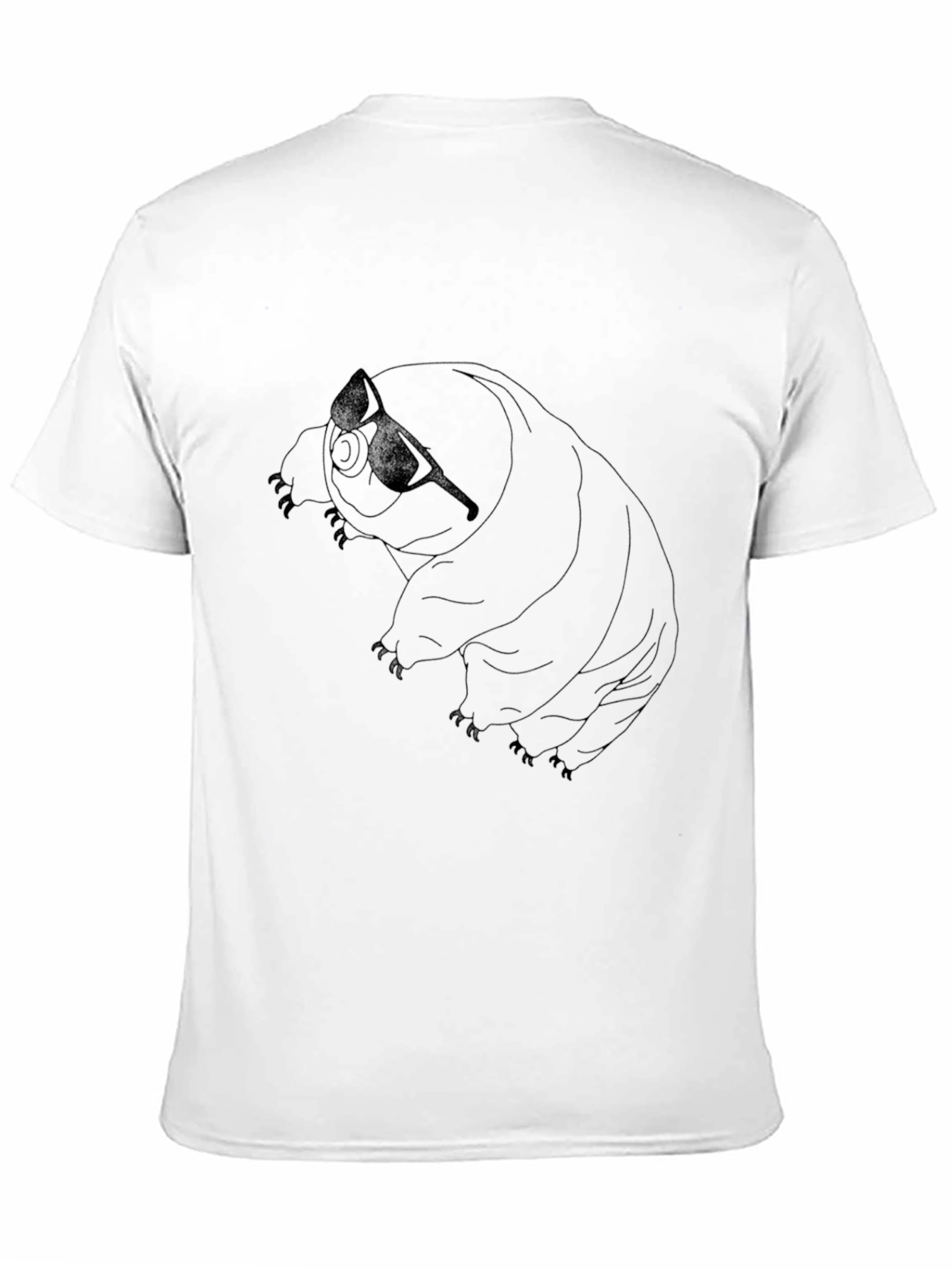 Black Cool Tardigrade Black T-Shirt view 11