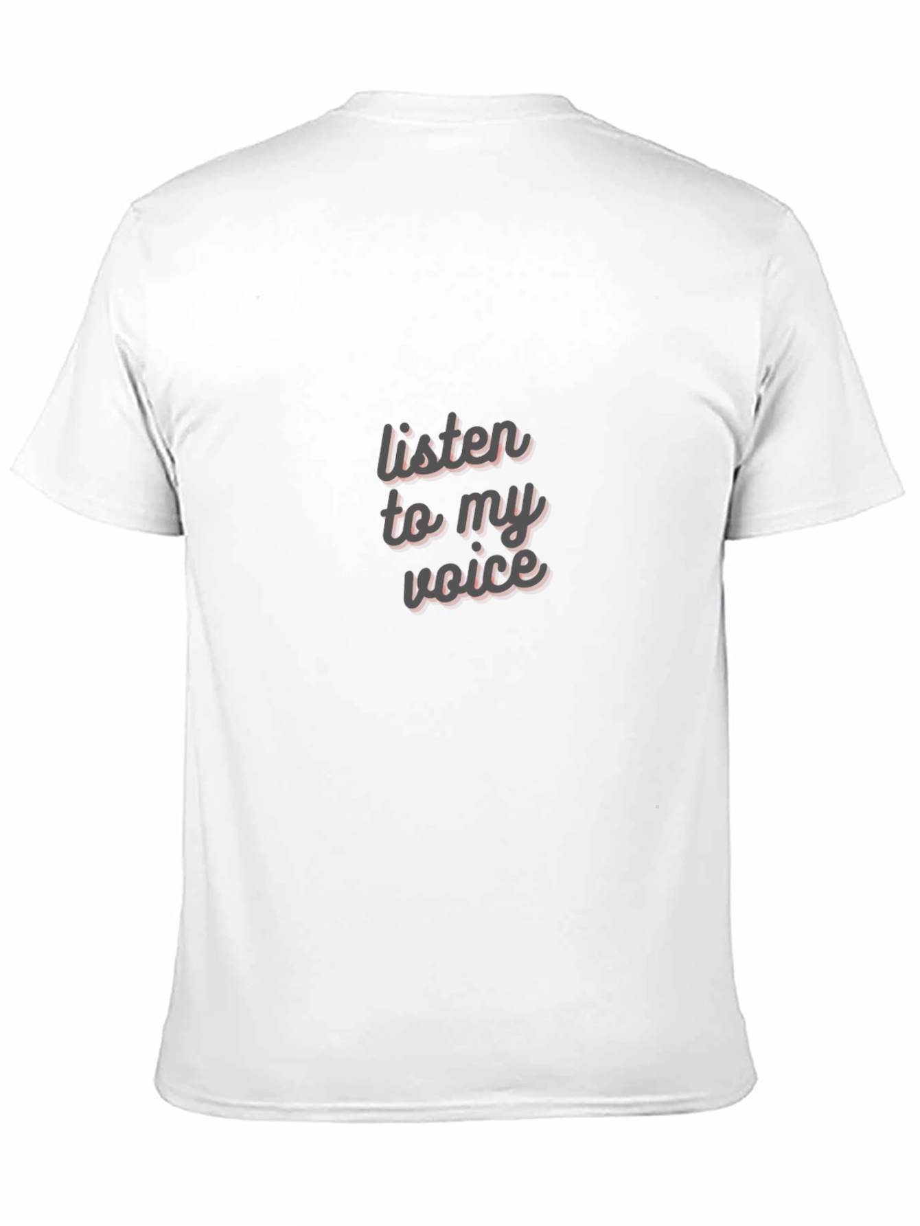 Black Listen to My Voice Graphic Tee - Black view 11
