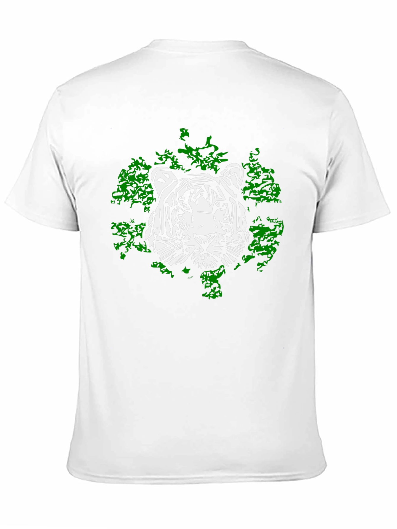 Black Tiger Graphic Tee - Cool Black Cotton T-Shirt view 11