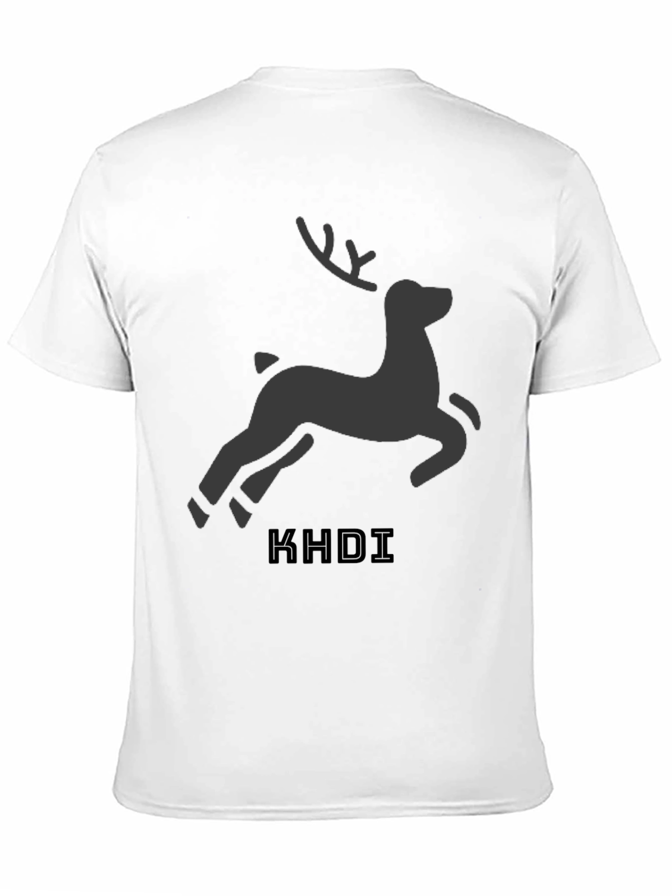 Black Black Deer Graphic Tee - KHDI Design view 11