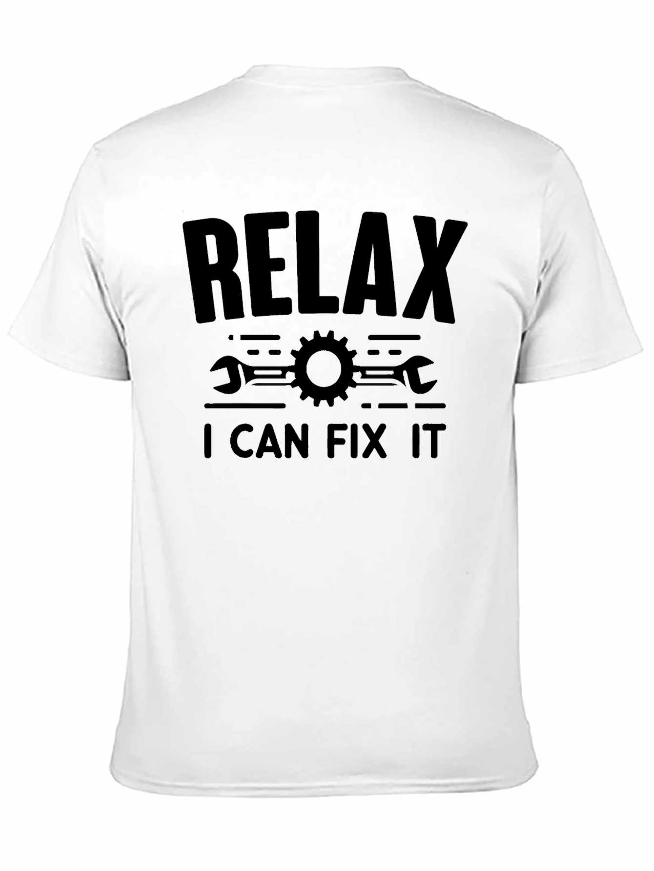 Black Relax I Can Fix It T-Shirt view 11
